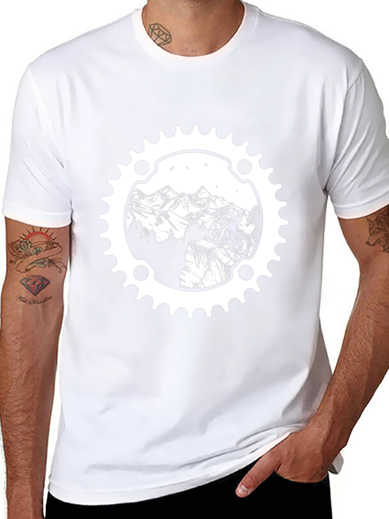Mountain Biker T-Shirt - Gear Graphic Tee