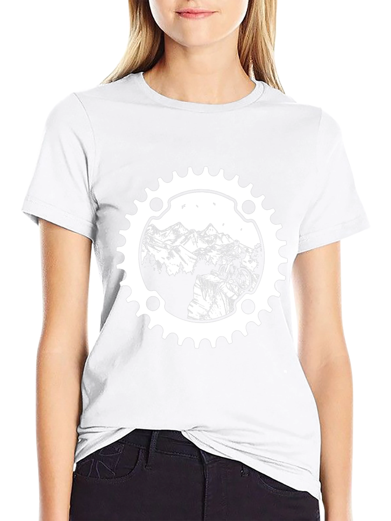 Mountain Biker T-Shirt - Gear Graphic Tee