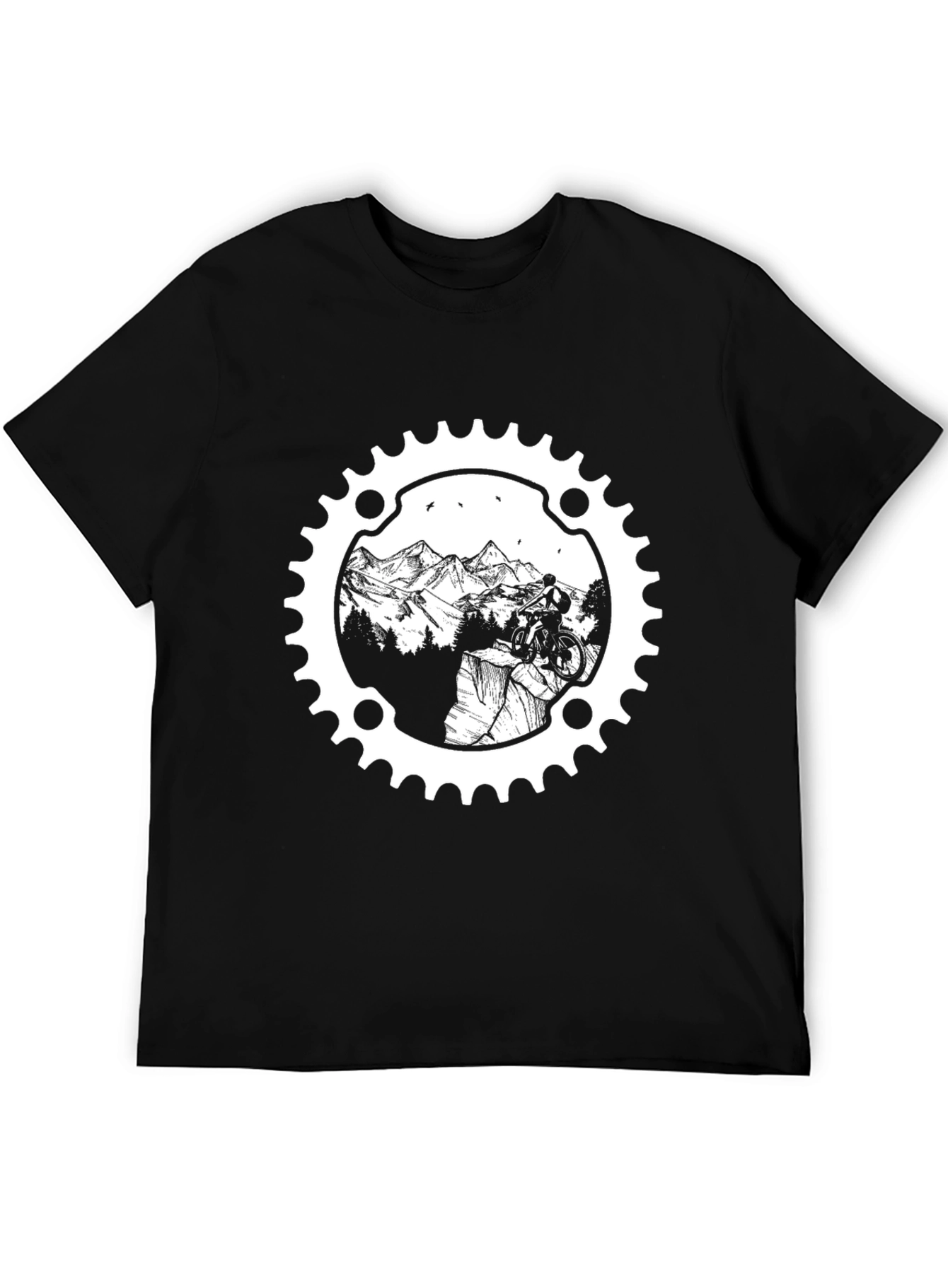 Mountain Biker T-Shirt - Gear Graphic Tee