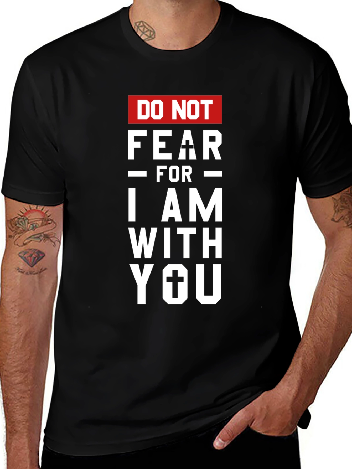 Do Not Fear Graphic Print T-Shirt