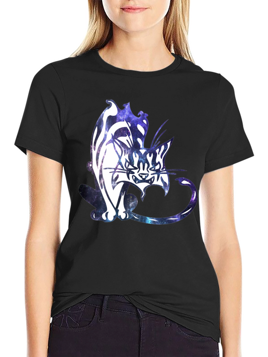 Galaxy Cat Graphic T-Shirt - Unique Design