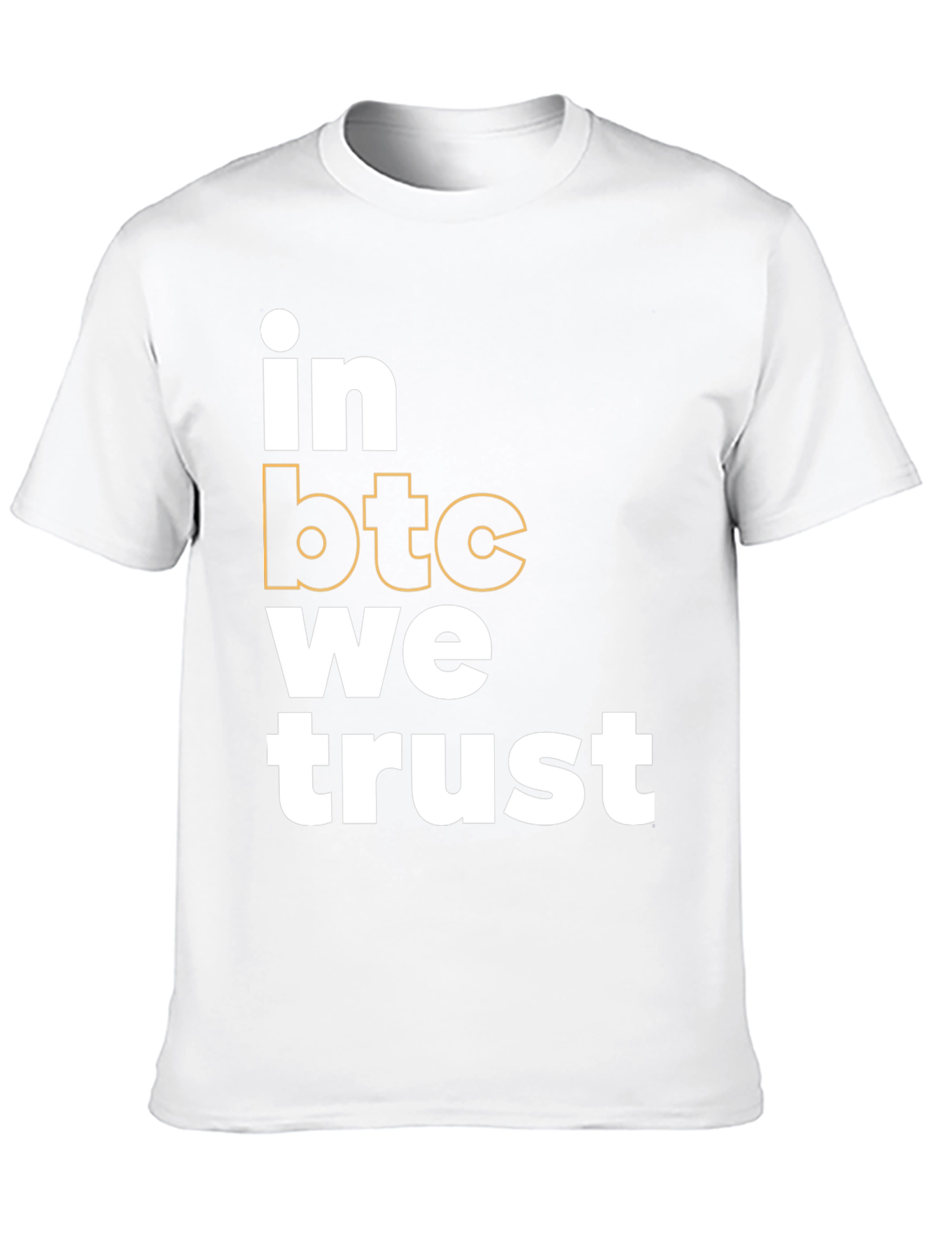 In BTC We Trust Black T-Shirt