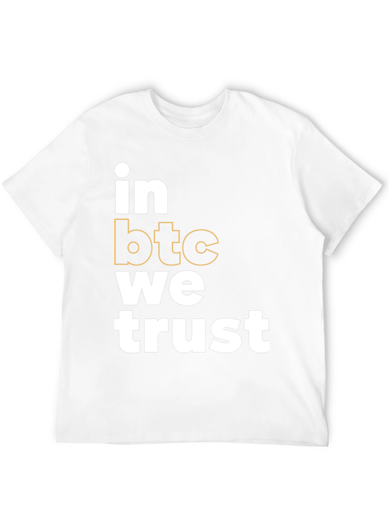In BTC We Trust Black T-Shirt