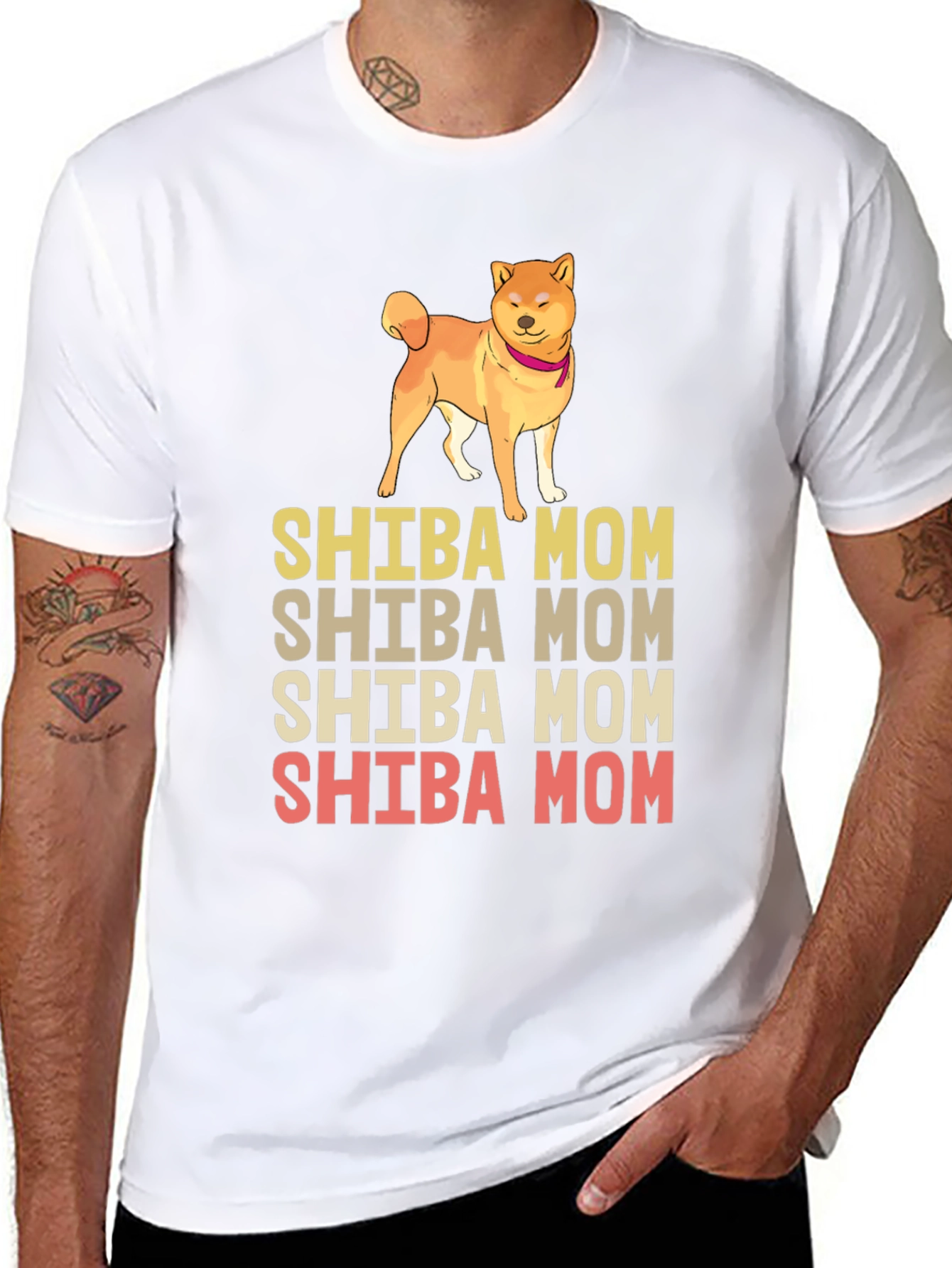 Shiba Mom Graphic Tee - Dog Lover Shirt