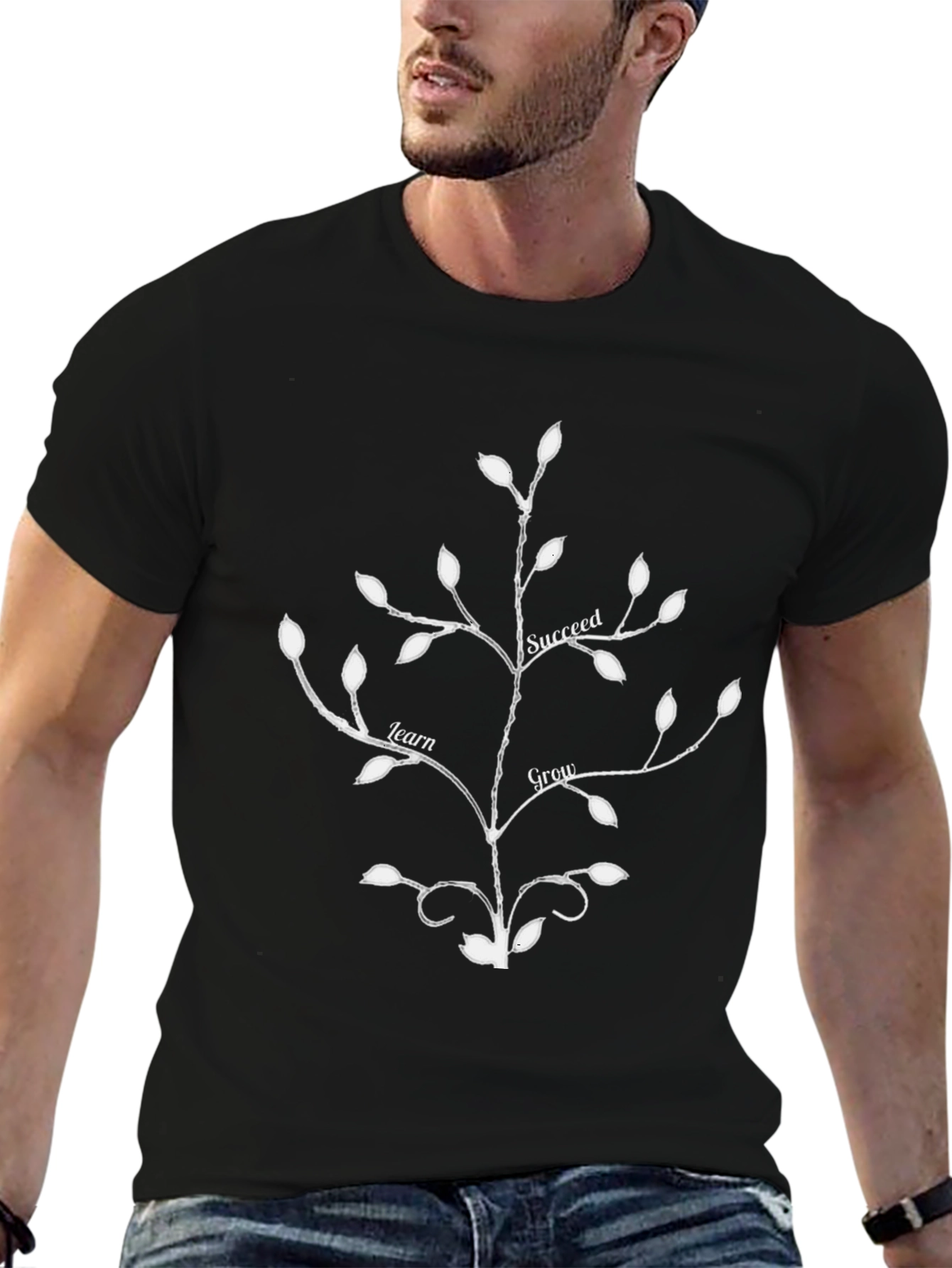 Motivational Tree Graphic T-Shirt