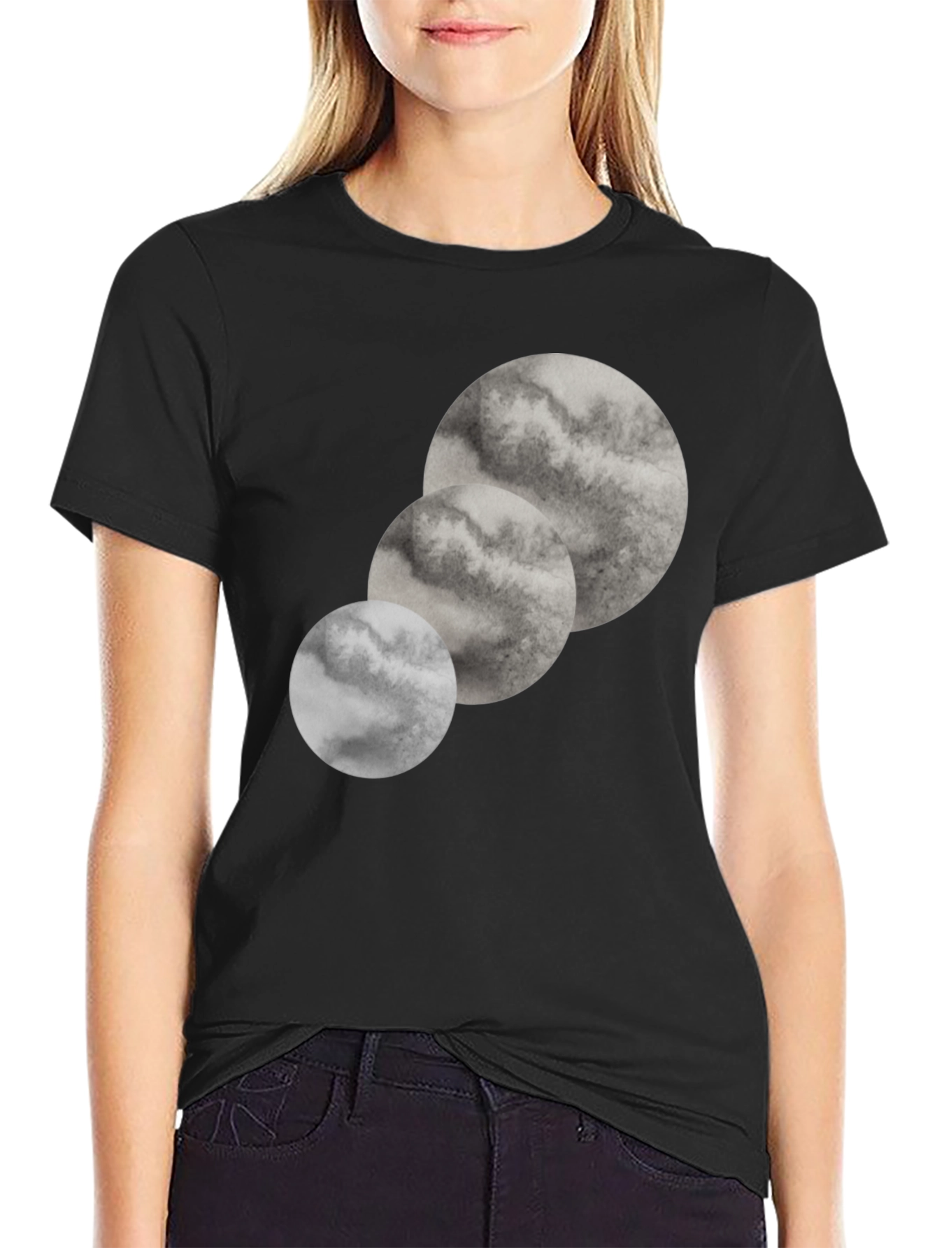 Abstract Lunar Phase T-Shirt