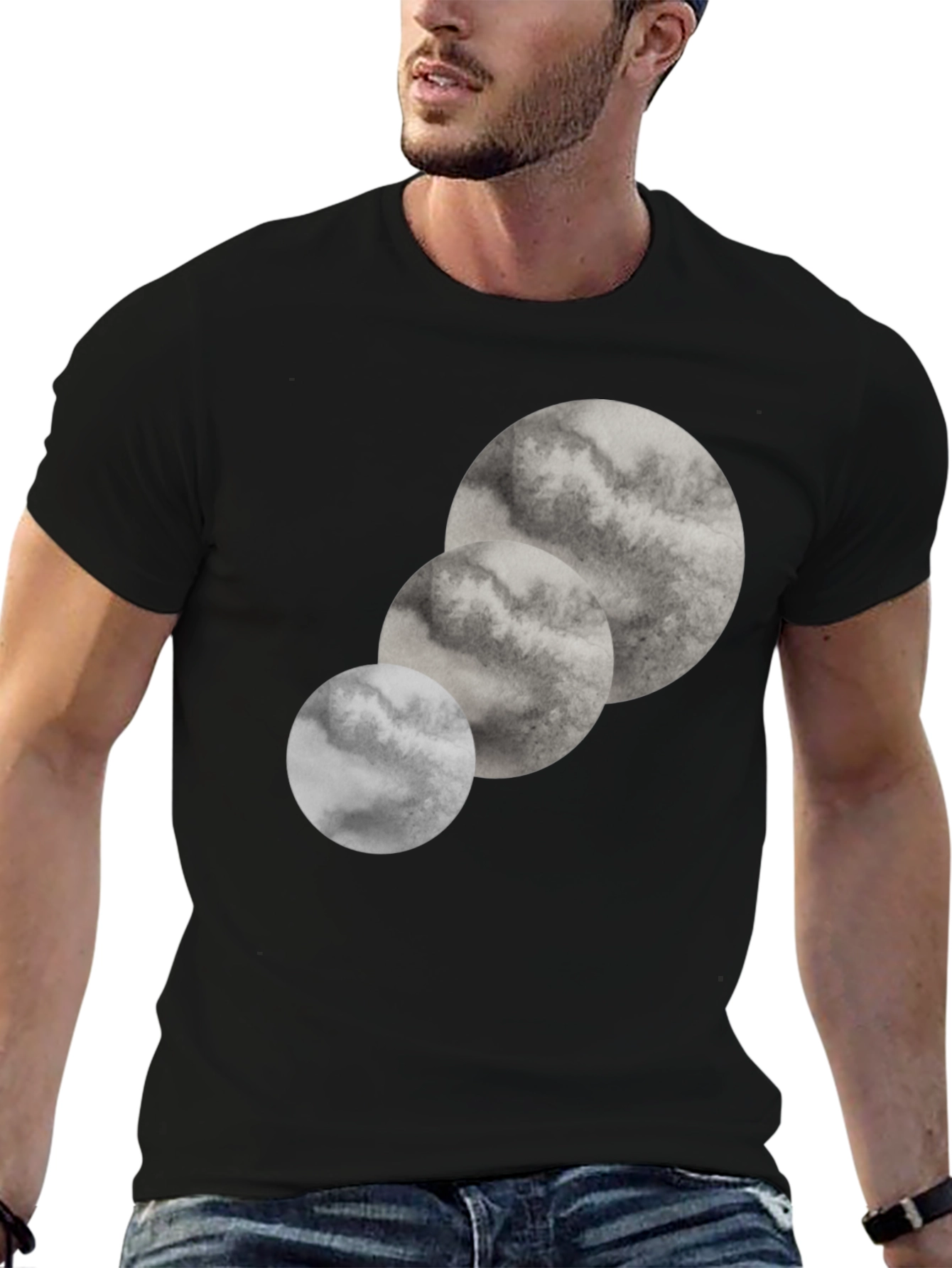 Abstract Lunar Phase T-Shirt