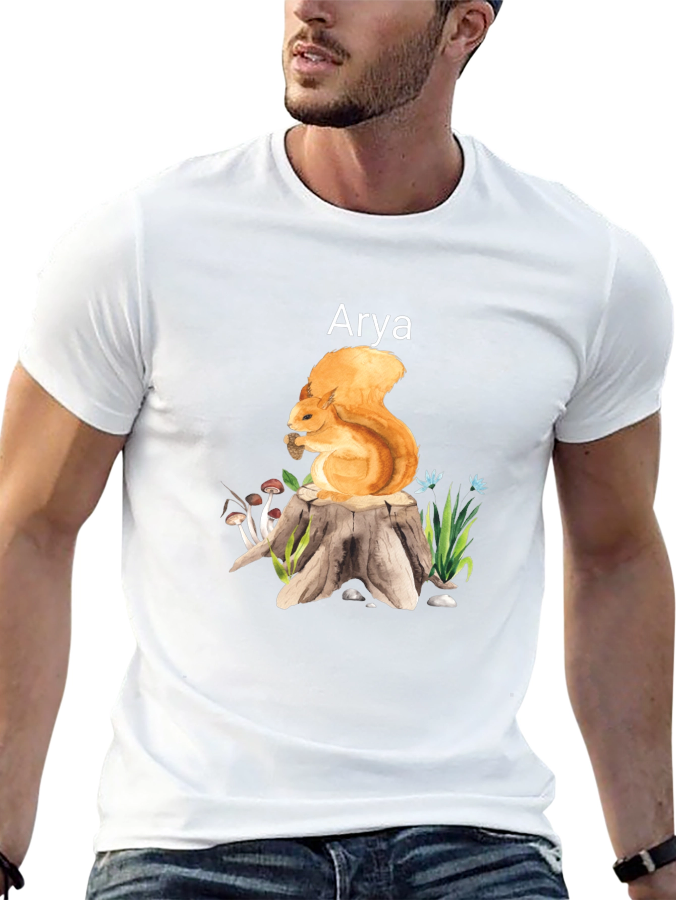 Squirrel & Arya Tee - Nature Lovers Apparel