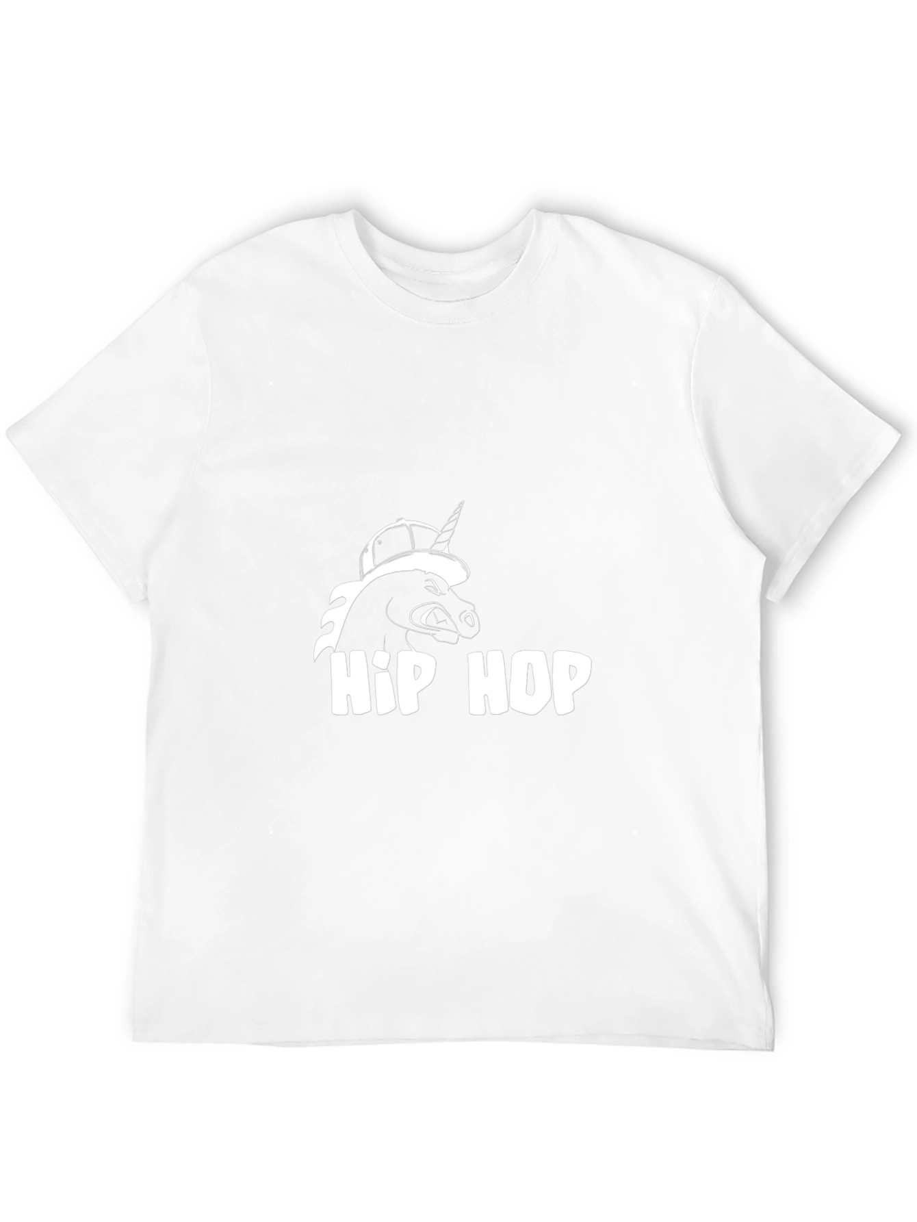 Hip Hop Unicorn Black T-Shirt
