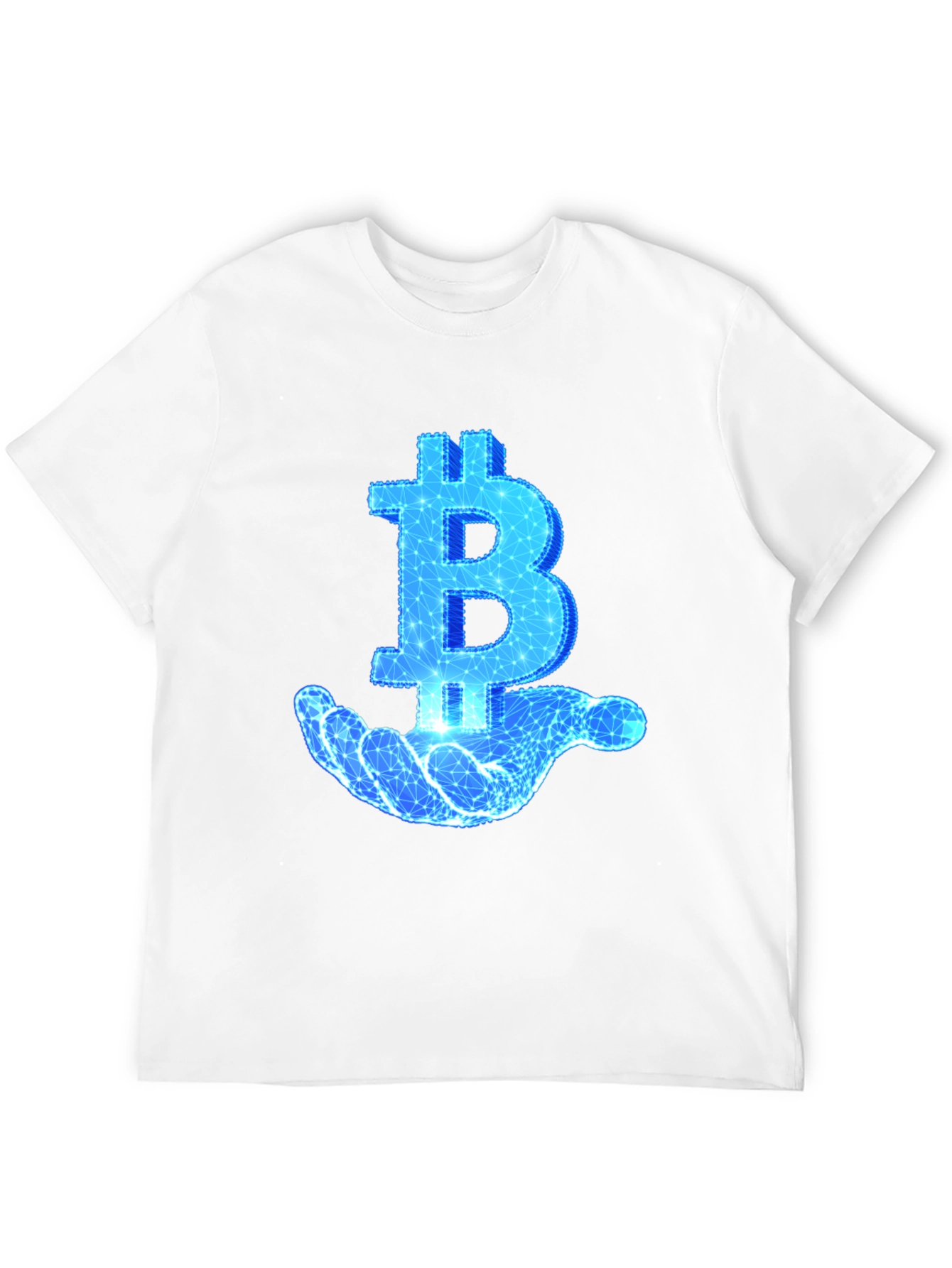 Bitcoin Hand Graphic Tee - Crypto Enthusiast T-Shirt