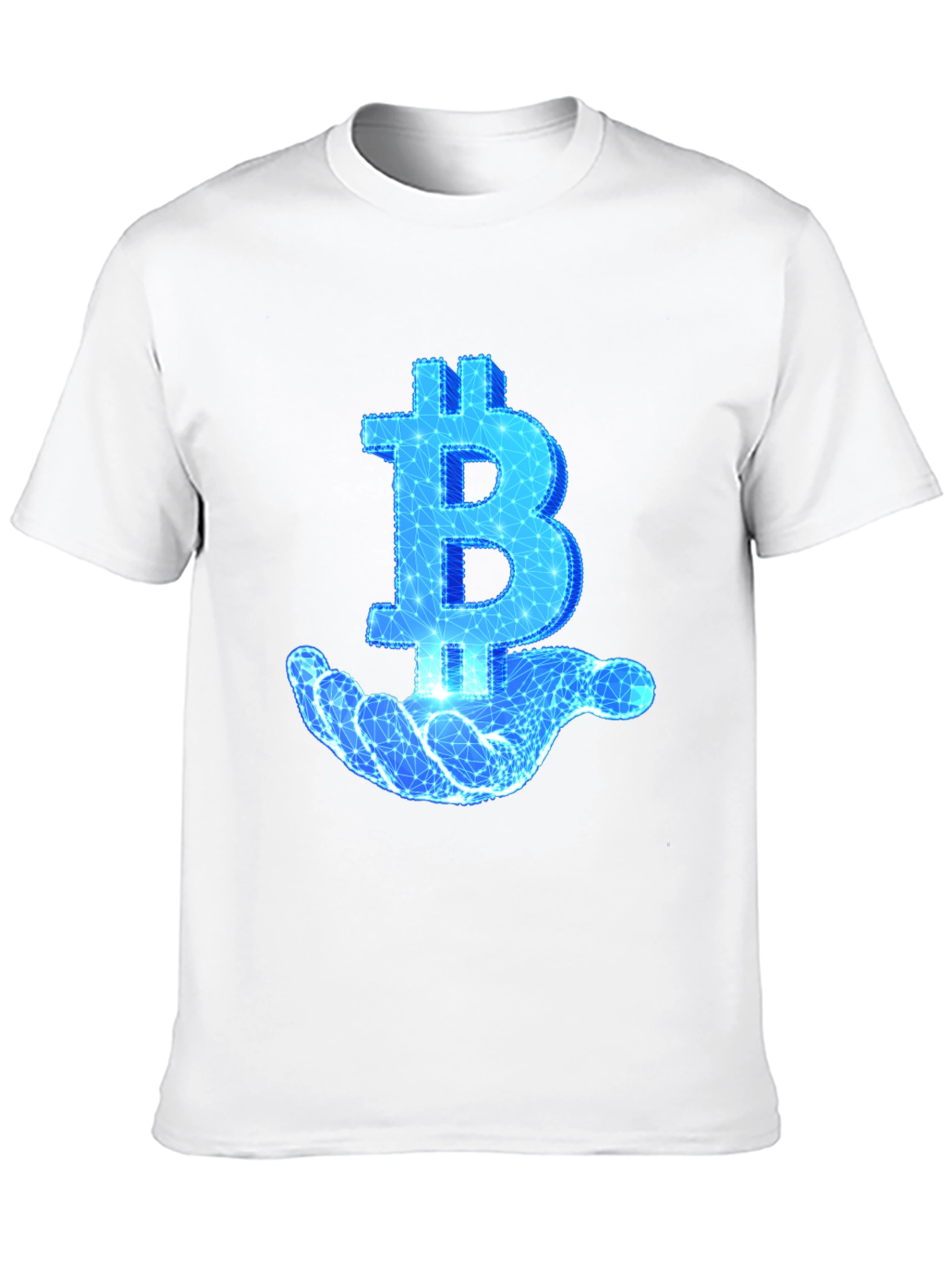 Bitcoin Hand Graphic Tee - Crypto Enthusiast T-Shirt