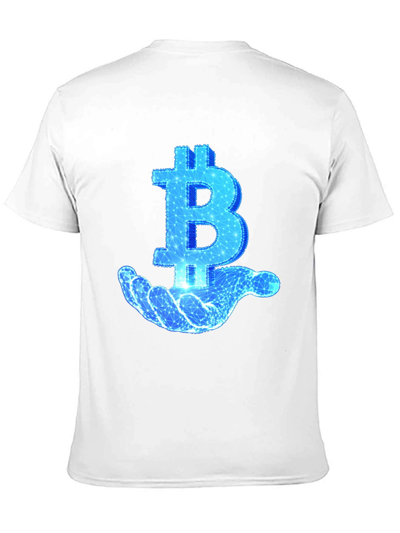 Bitcoin Hand Graphic Tee - Crypto Enthusiast T-Shirt