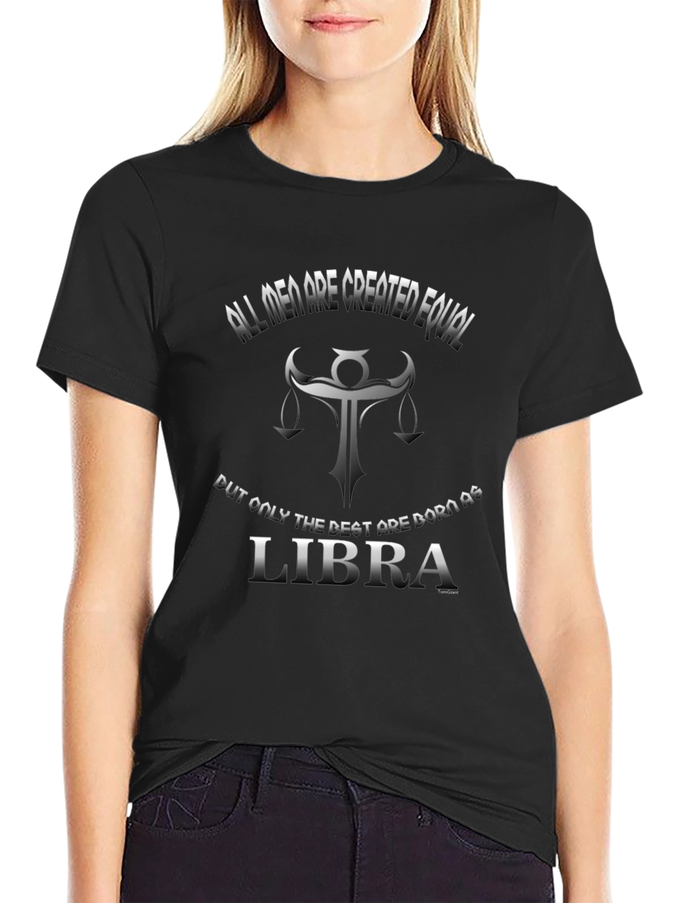 Libra Zodiac T-Shirt - Born Great