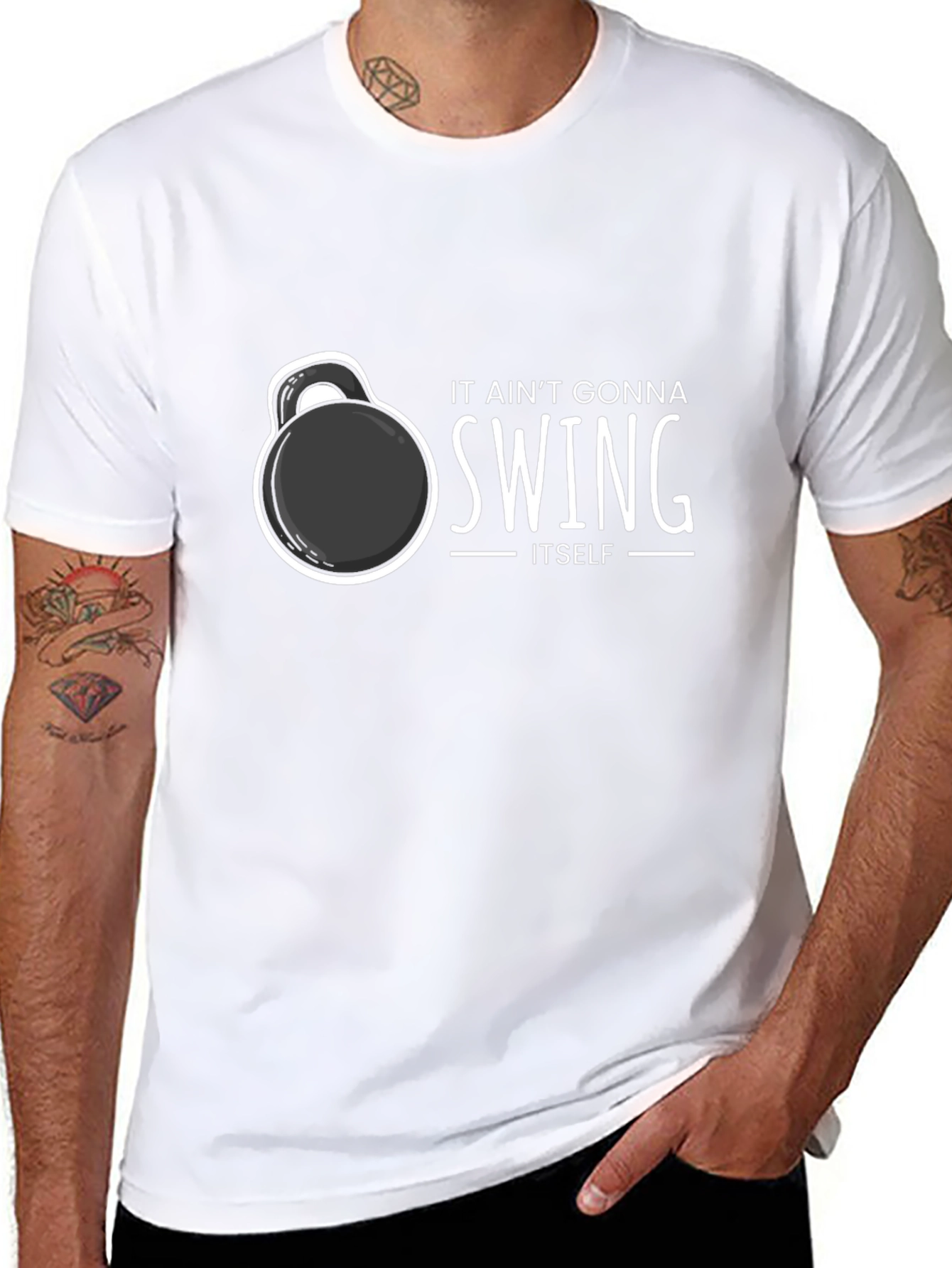 It Aint Gonna Swing Itself Black T-Shirt