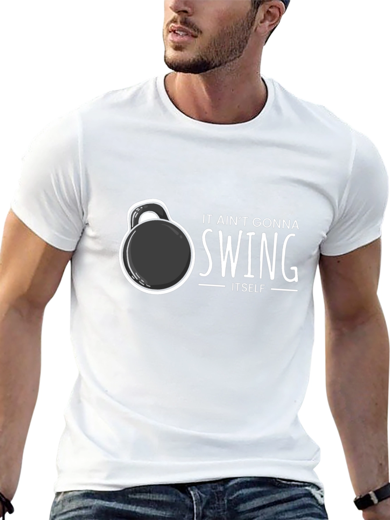 It Aint Gonna Swing Itself Black T-Shirt