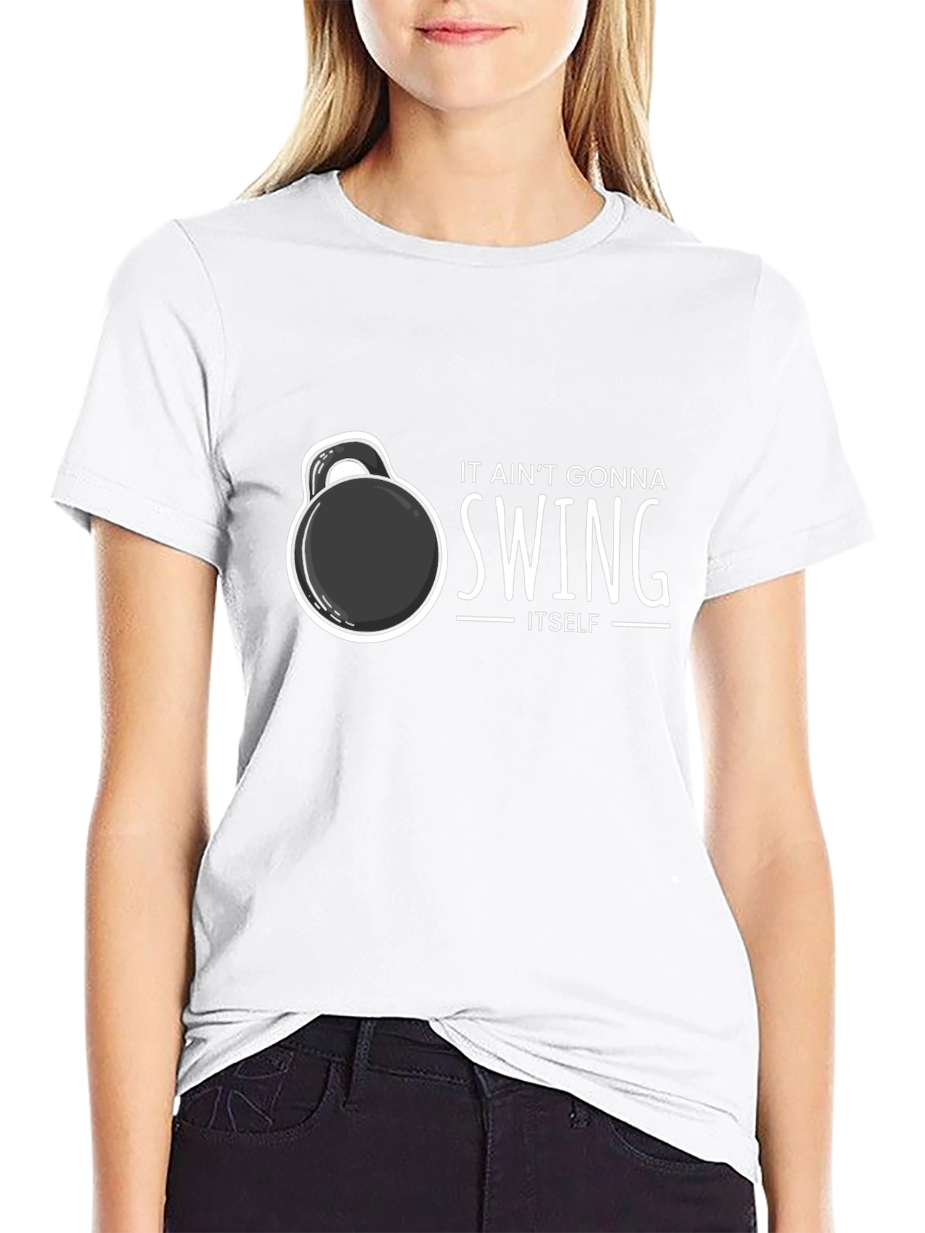 It Aint Gonna Swing Itself Black T-Shirt