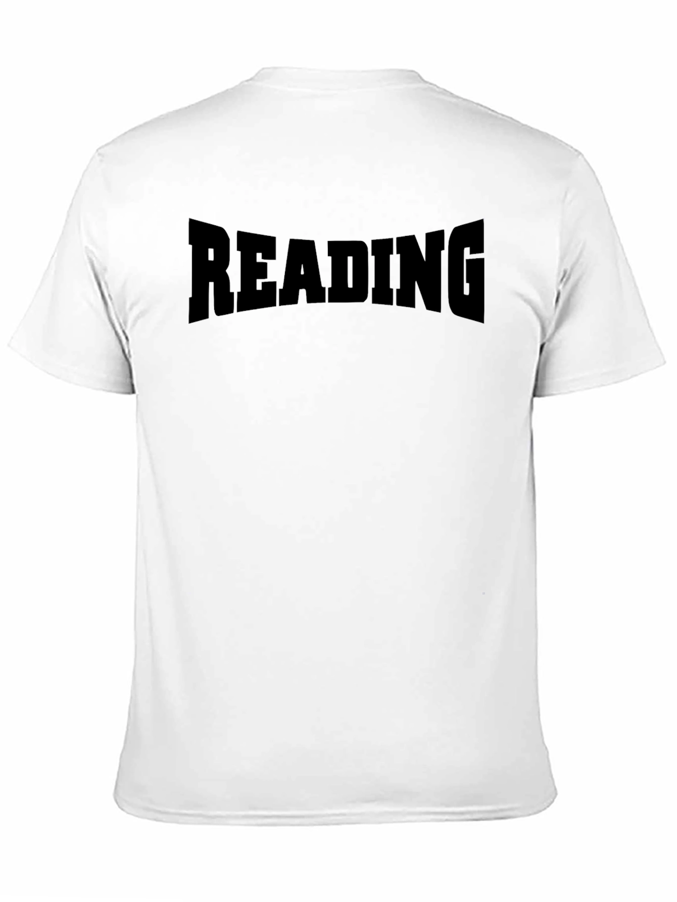 Reading T-Shirt - Black Cotton Blend Graphic Tee