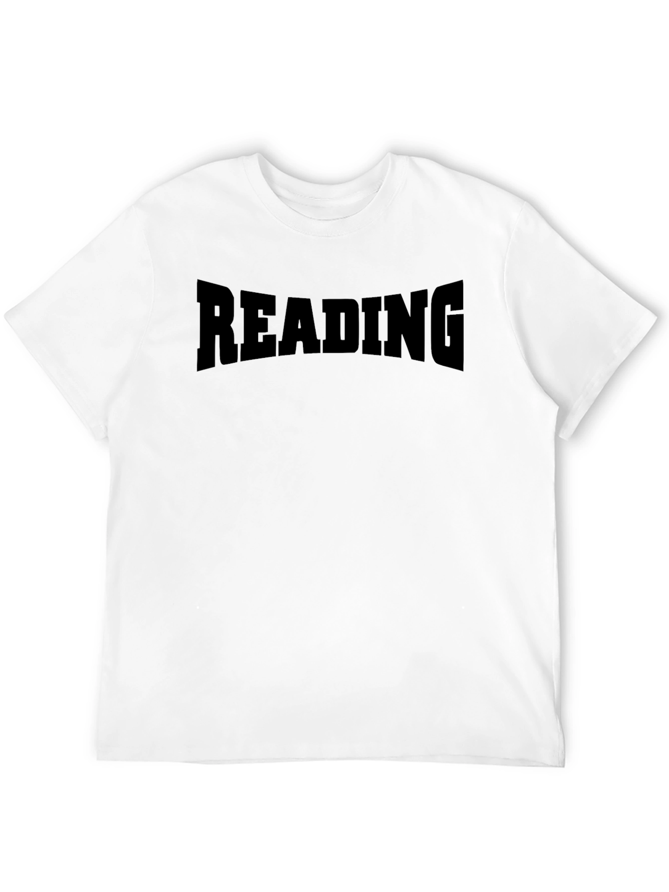 Reading T-Shirt - Black Cotton Blend Graphic Tee