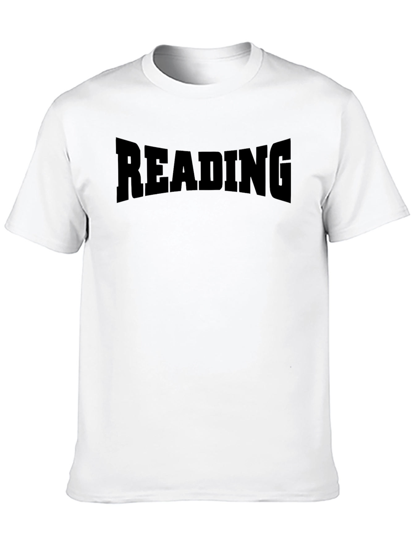 Reading T-Shirt - Black Cotton Blend Graphic Tee