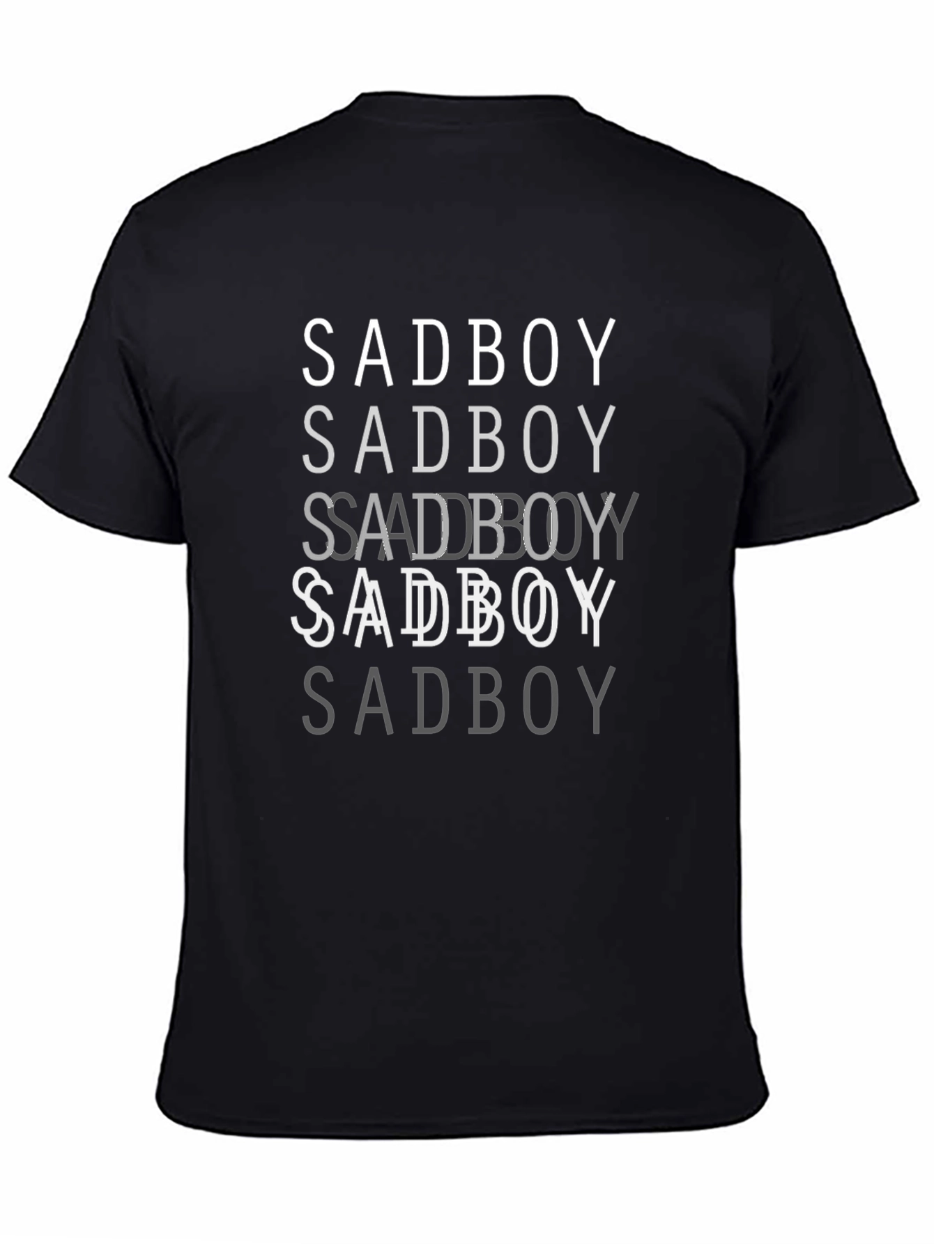Sadboy Graphic Print Black T-Shirt
