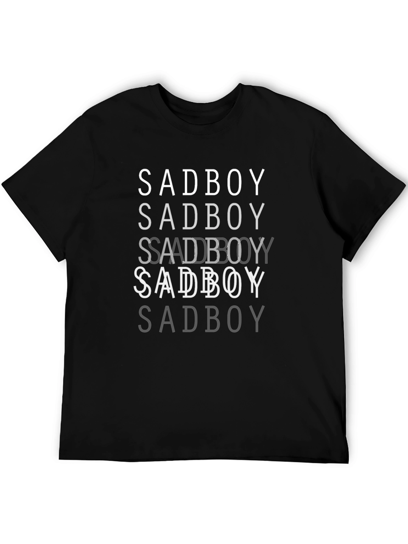 Sadboy Graphic Print Black T-Shirt