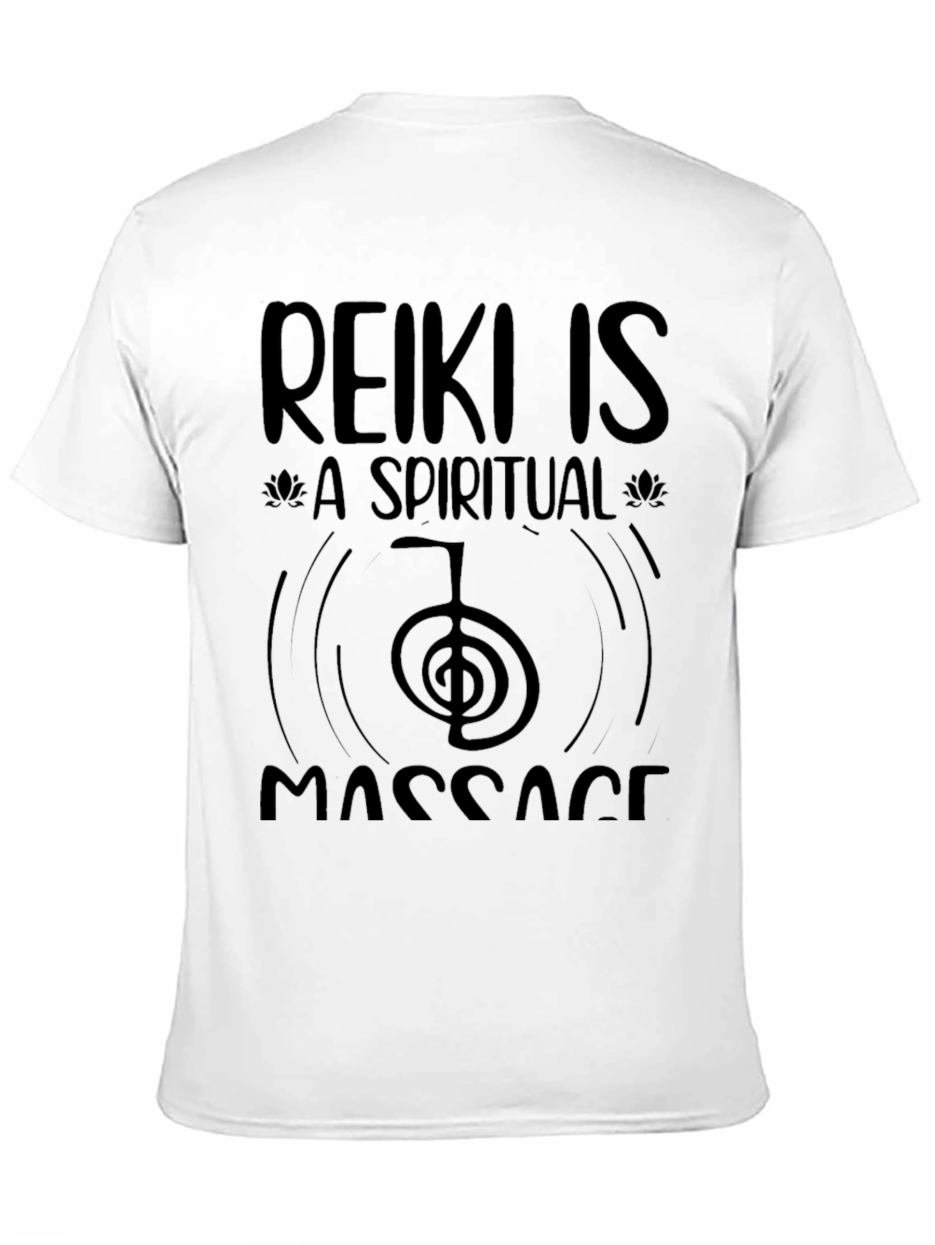 Reiki is a Spiritual Massage Black T-Shirt