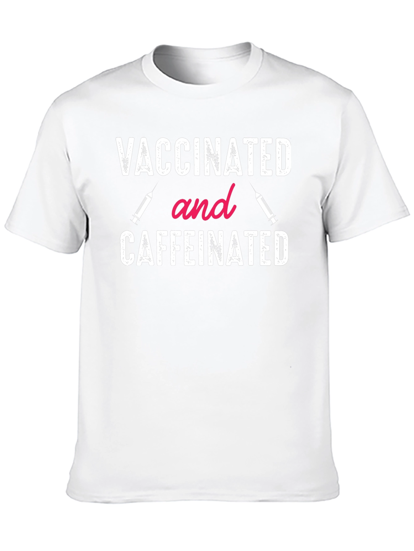 Vaccinated and Caffeinated T-Shirt