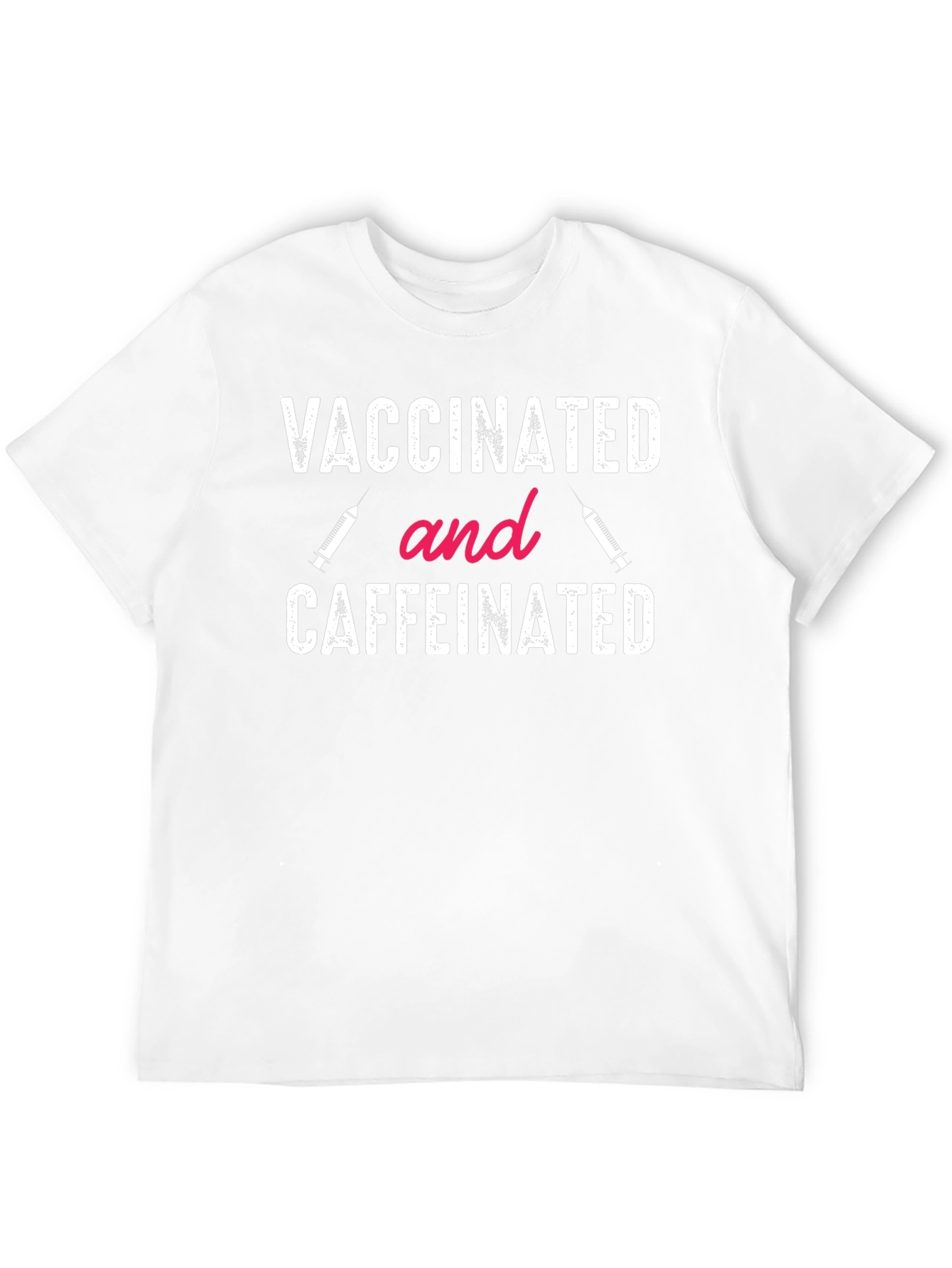 Vaccinated and Caffeinated T-Shirt