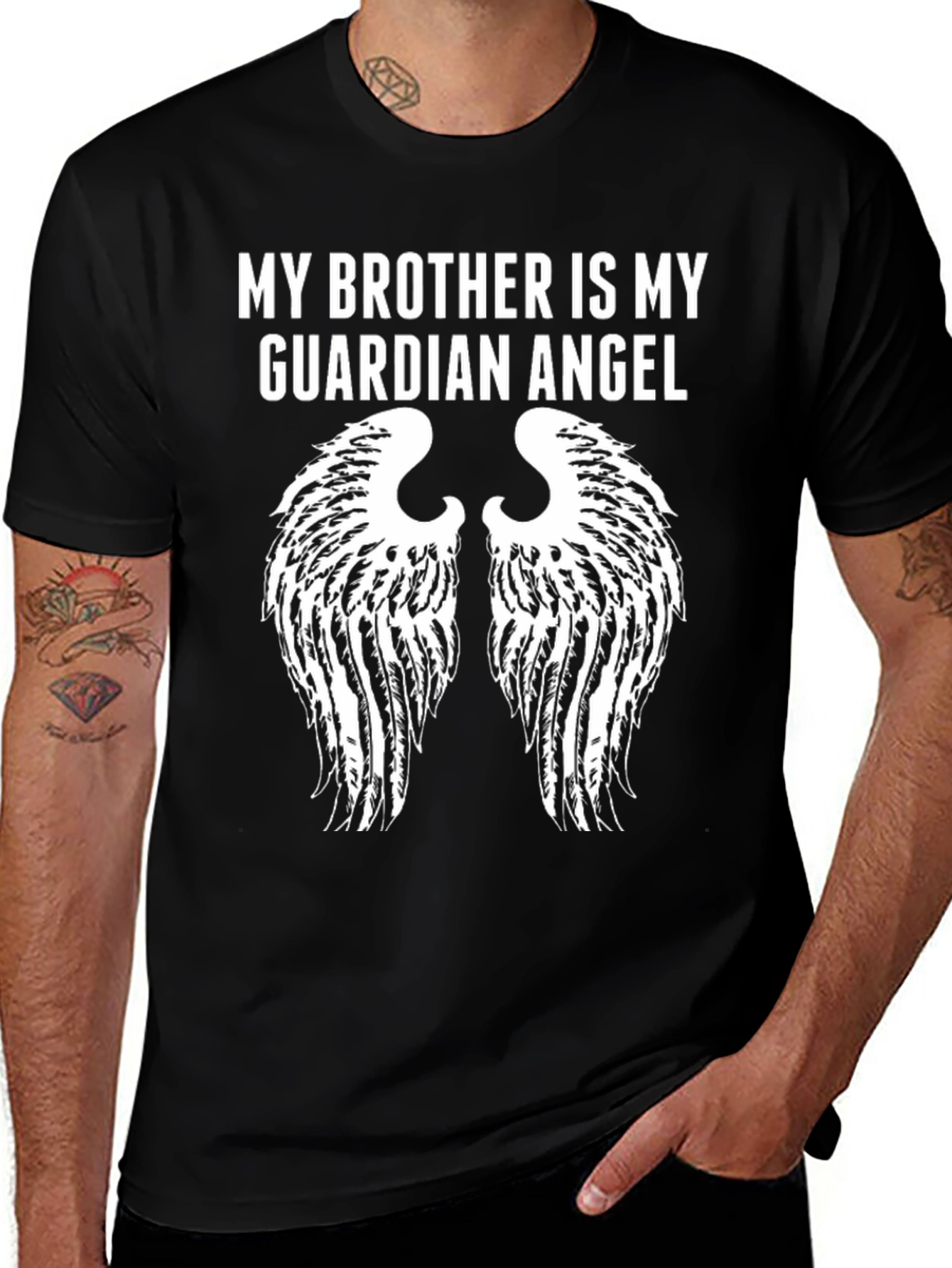 My Brother is My Guardian Angel T-Shirt