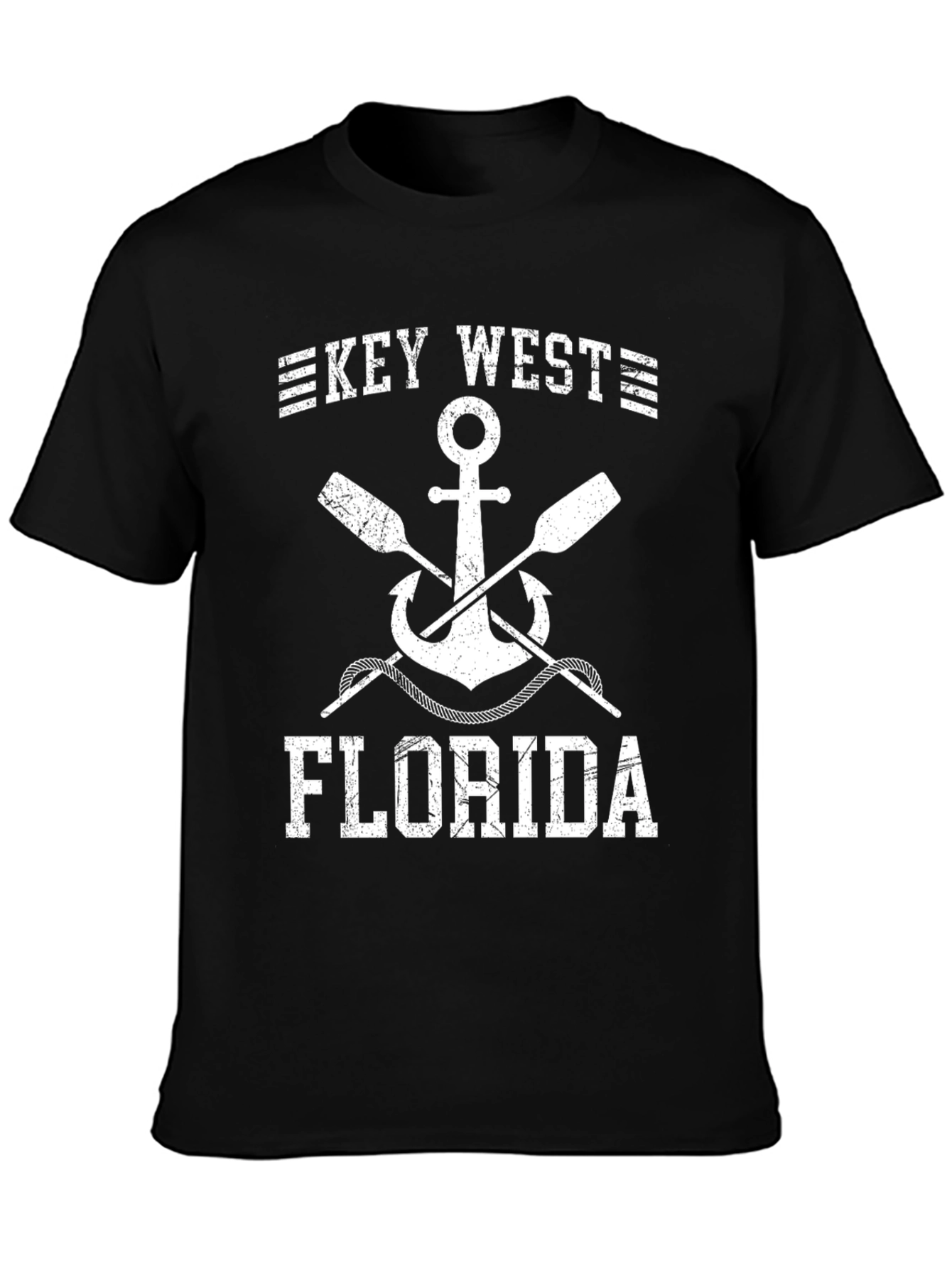 Key West Florida Anchor Graphic T-Shirt