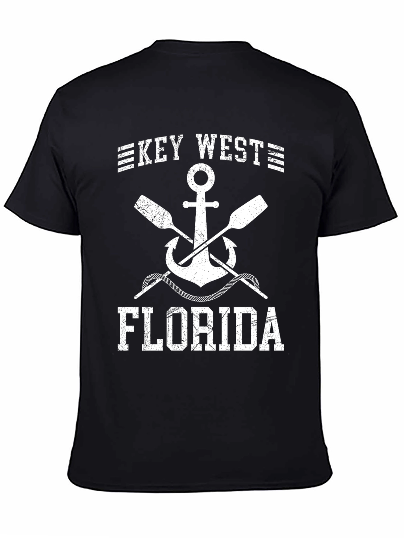 Key West Florida Anchor Graphic T-Shirt