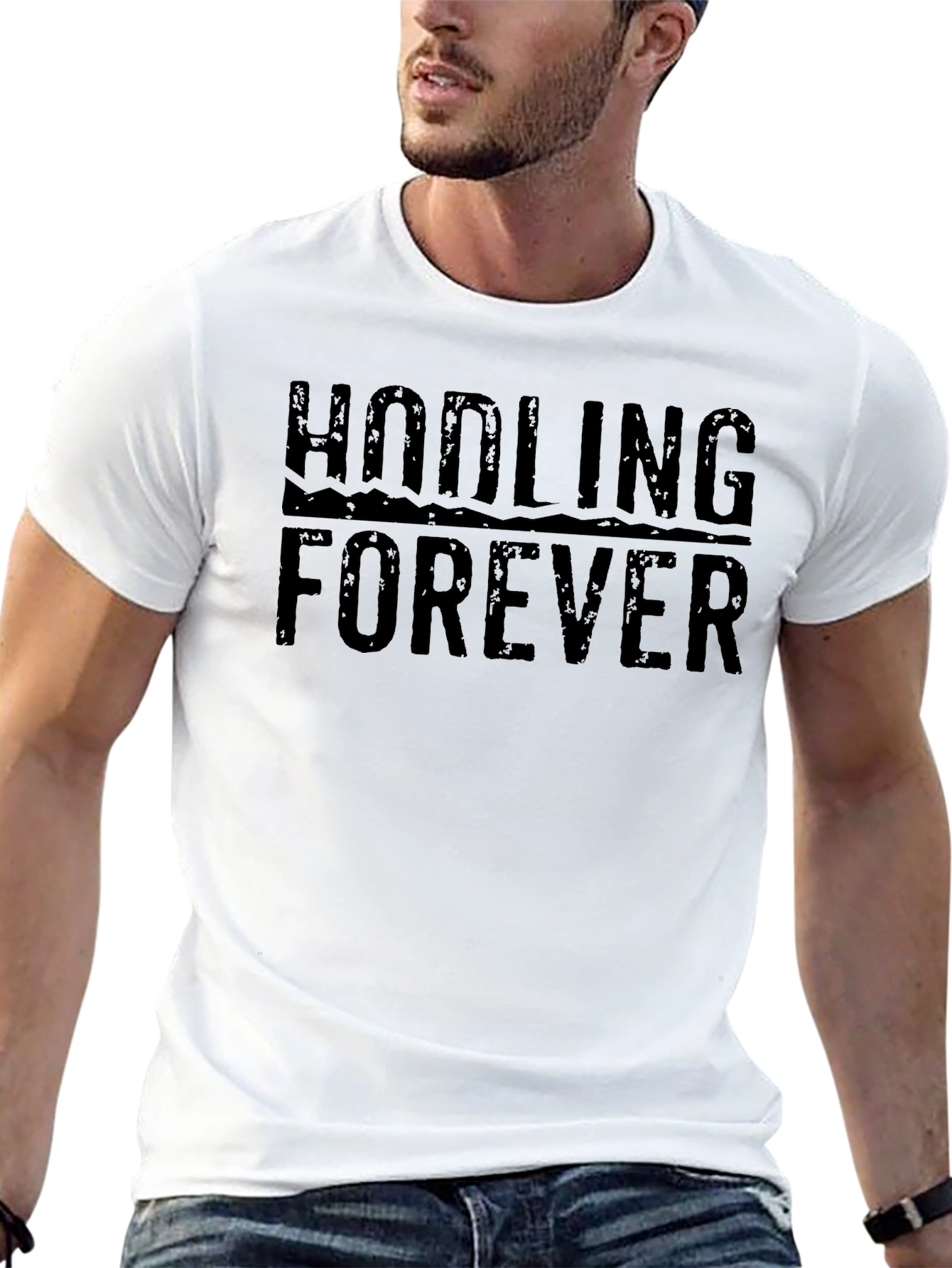 HODLING FOREVER Black T-Shirt