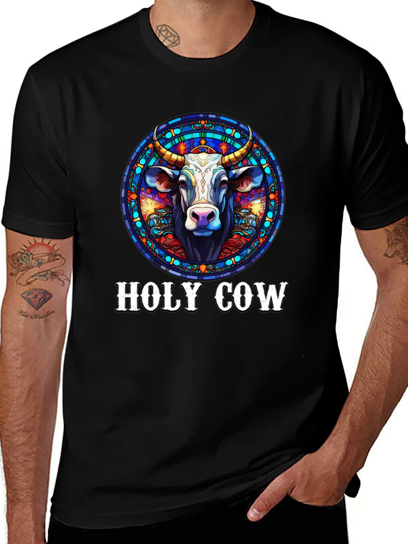 Holy Cow T-Shirt - Unique Graphic Tee