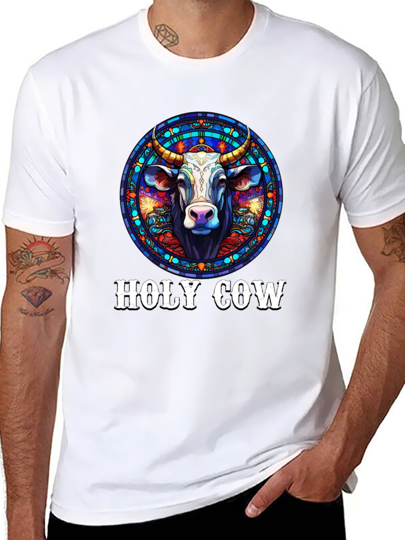 Holy Cow T-Shirt - Unique Graphic Tee