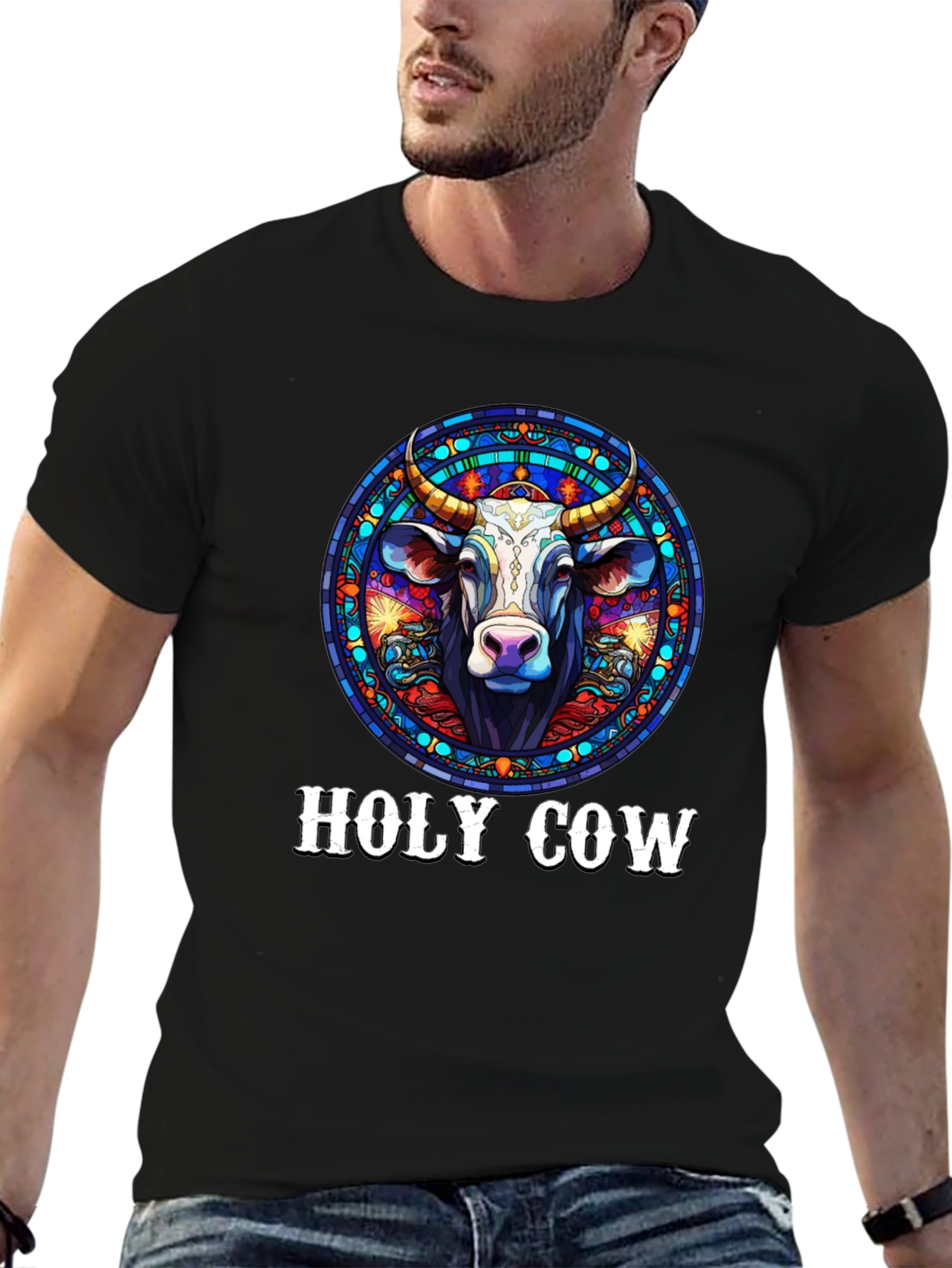 Holy Cow T-Shirt - Unique Graphic Tee