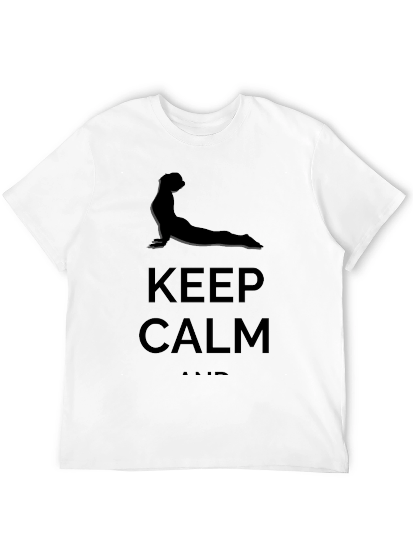 Keep Calm Yoga Graphic T-Shirt