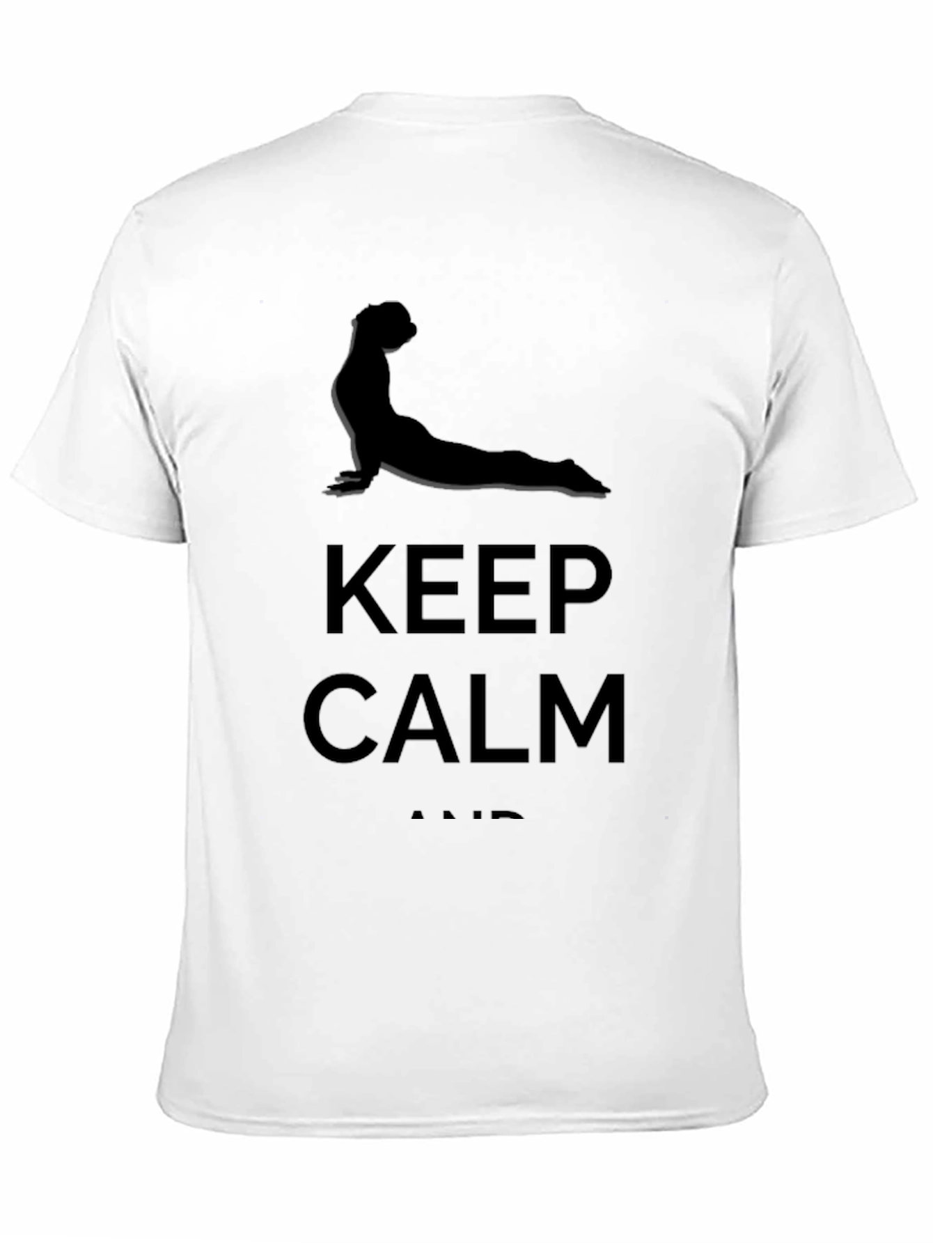 Keep Calm Yoga Graphic T-Shirt