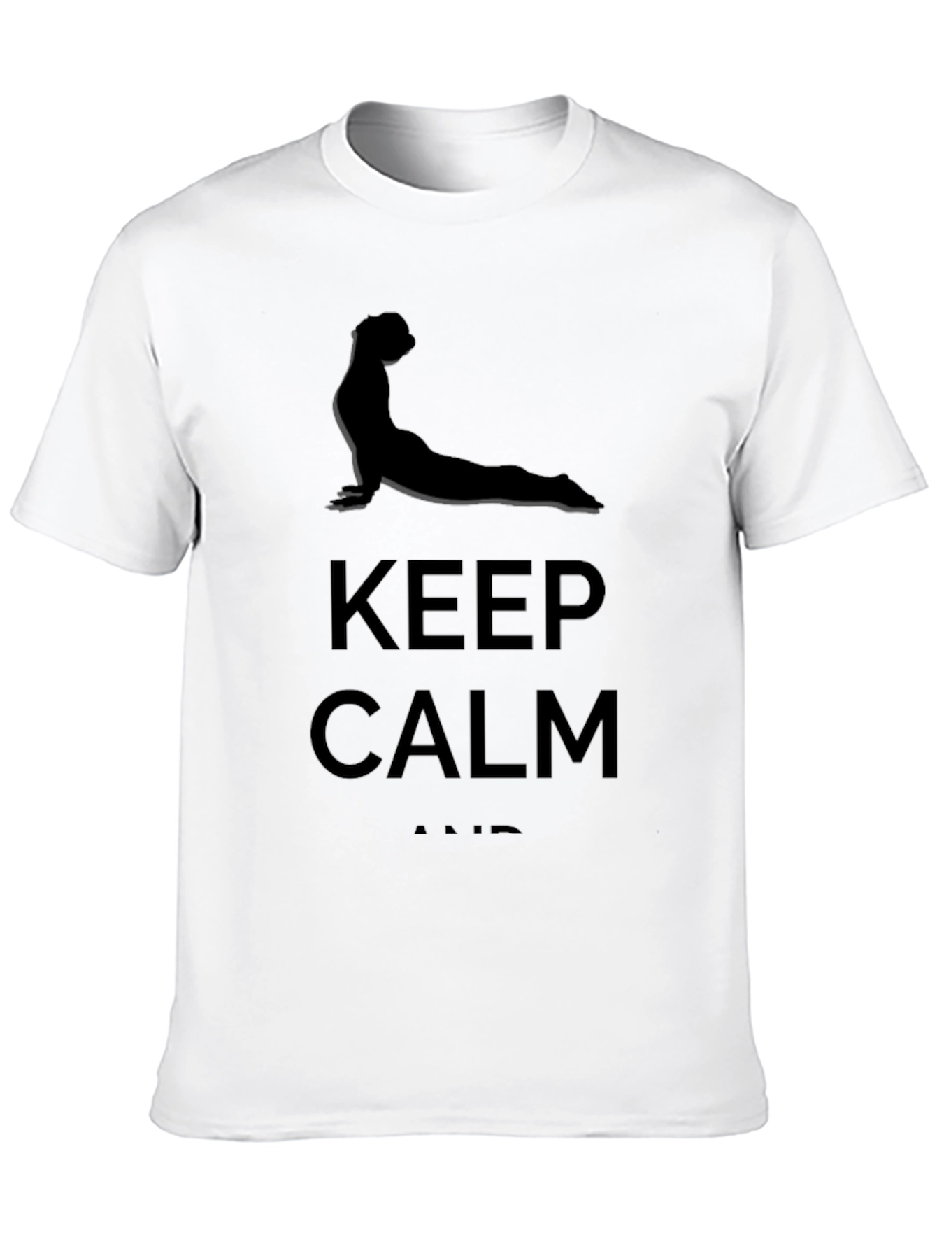 Keep Calm Yoga Graphic T-Shirt