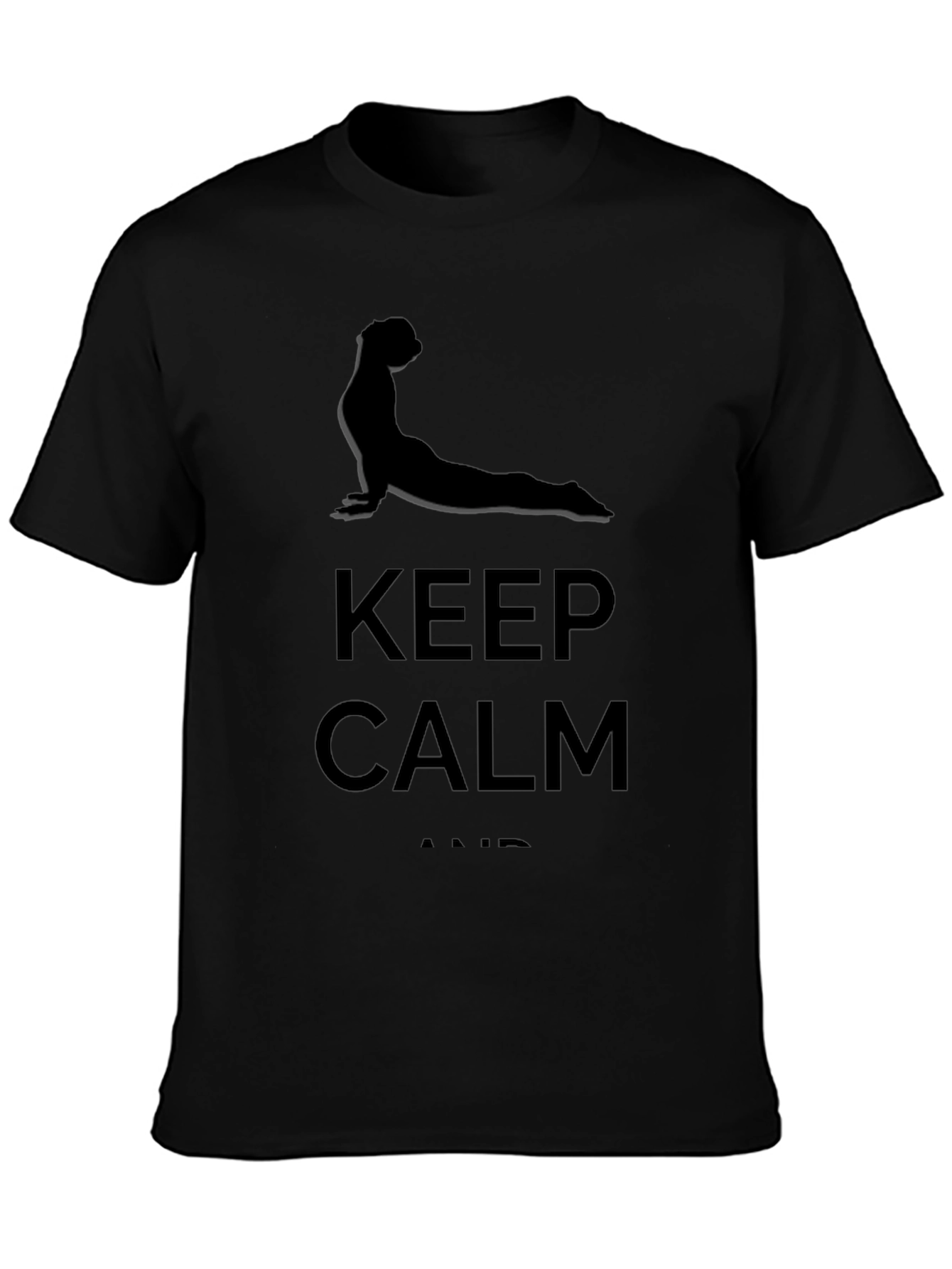 Keep Calm Yoga Graphic T-Shirt