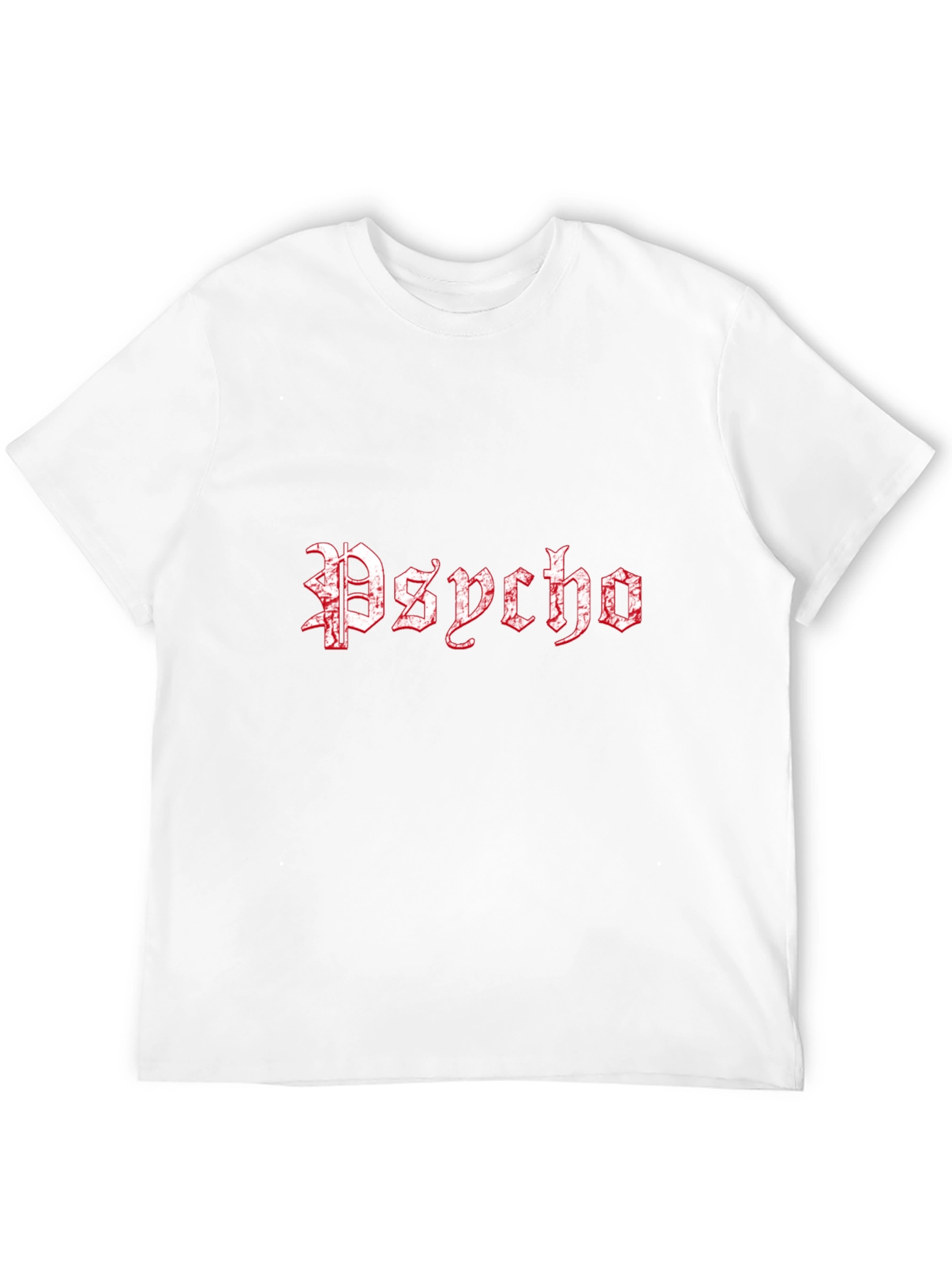 Psycho Gothic Style Black T-Shirt