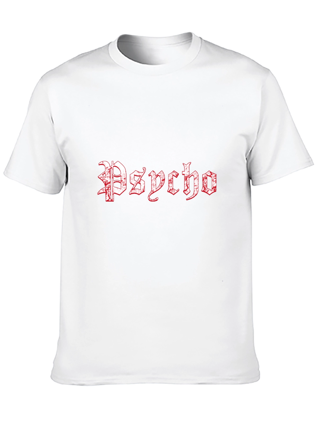 Psycho Gothic Style Black T-Shirt