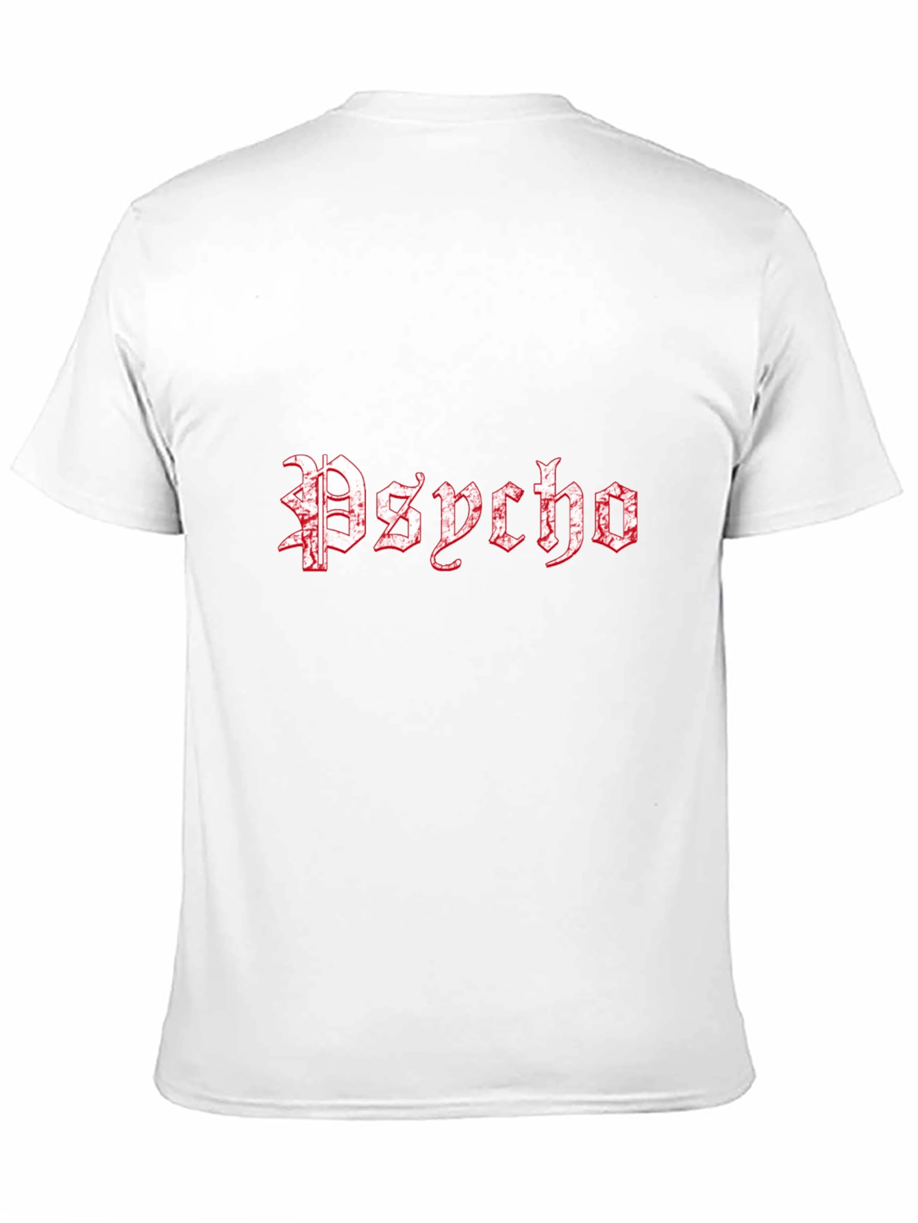 Psycho Gothic Style Black T-Shirt