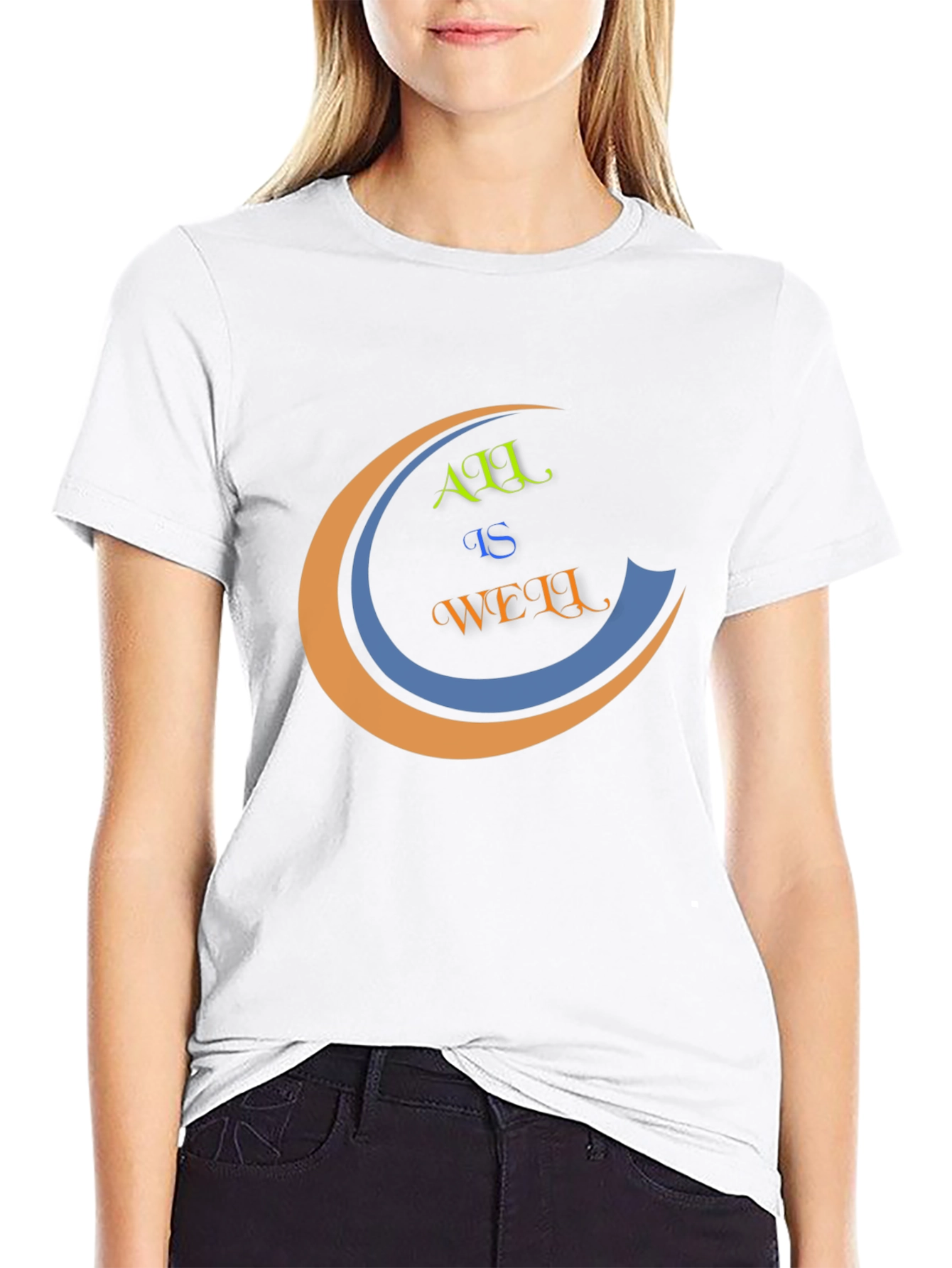 All is Well Graphic Tee - Mens Black T-Shirt