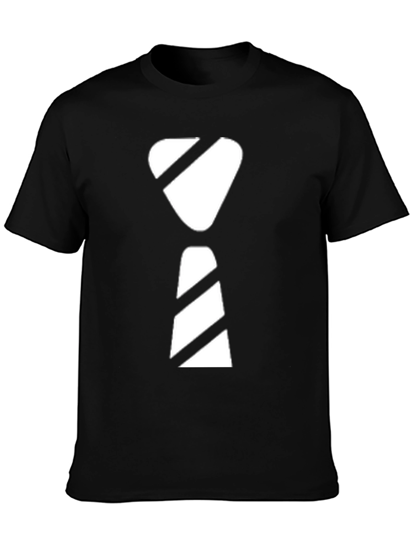 Modern Graphic Tie T-Shirt - Casual Style