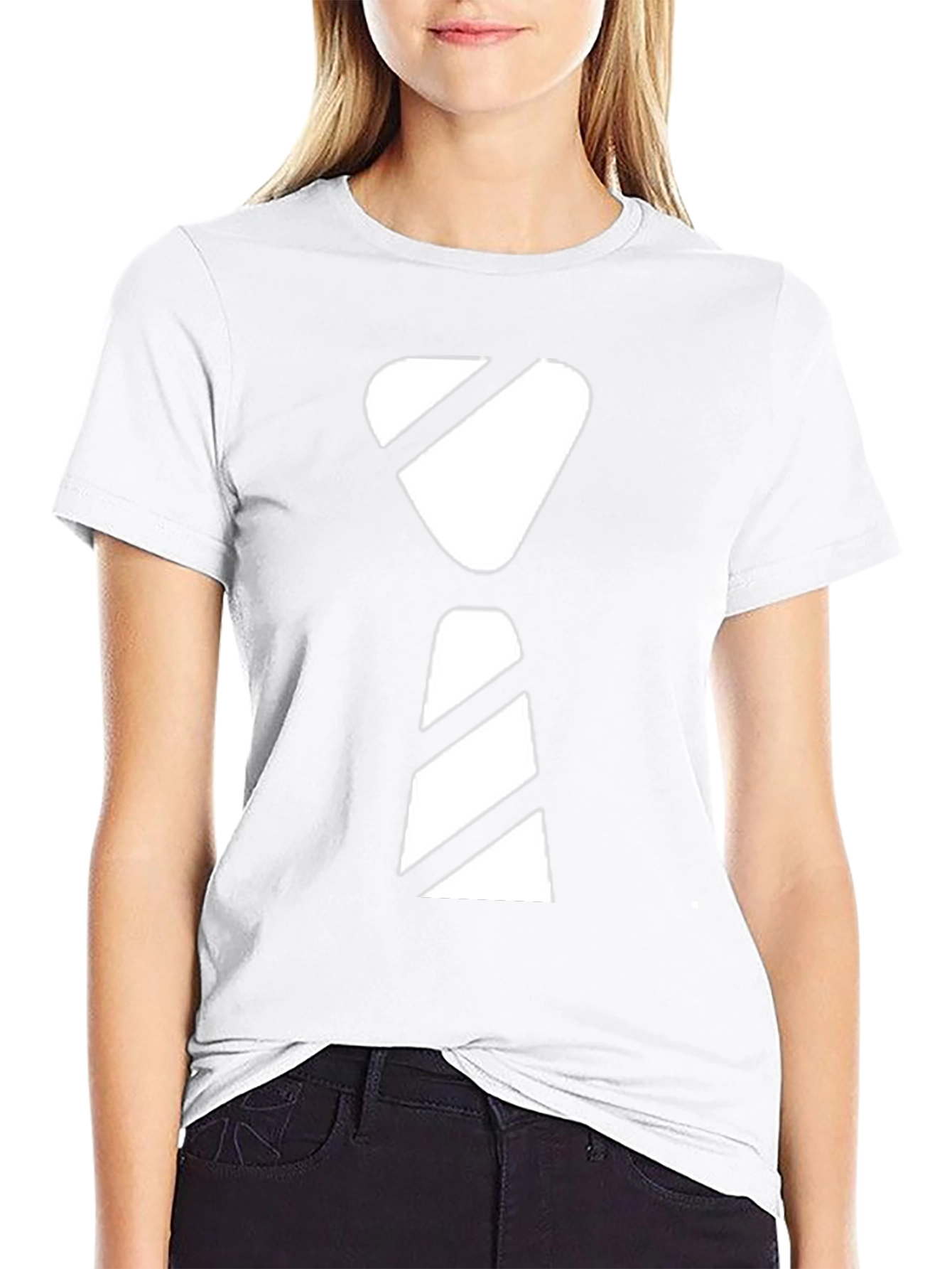 Modern Graphic Tie T-Shirt - Casual Style