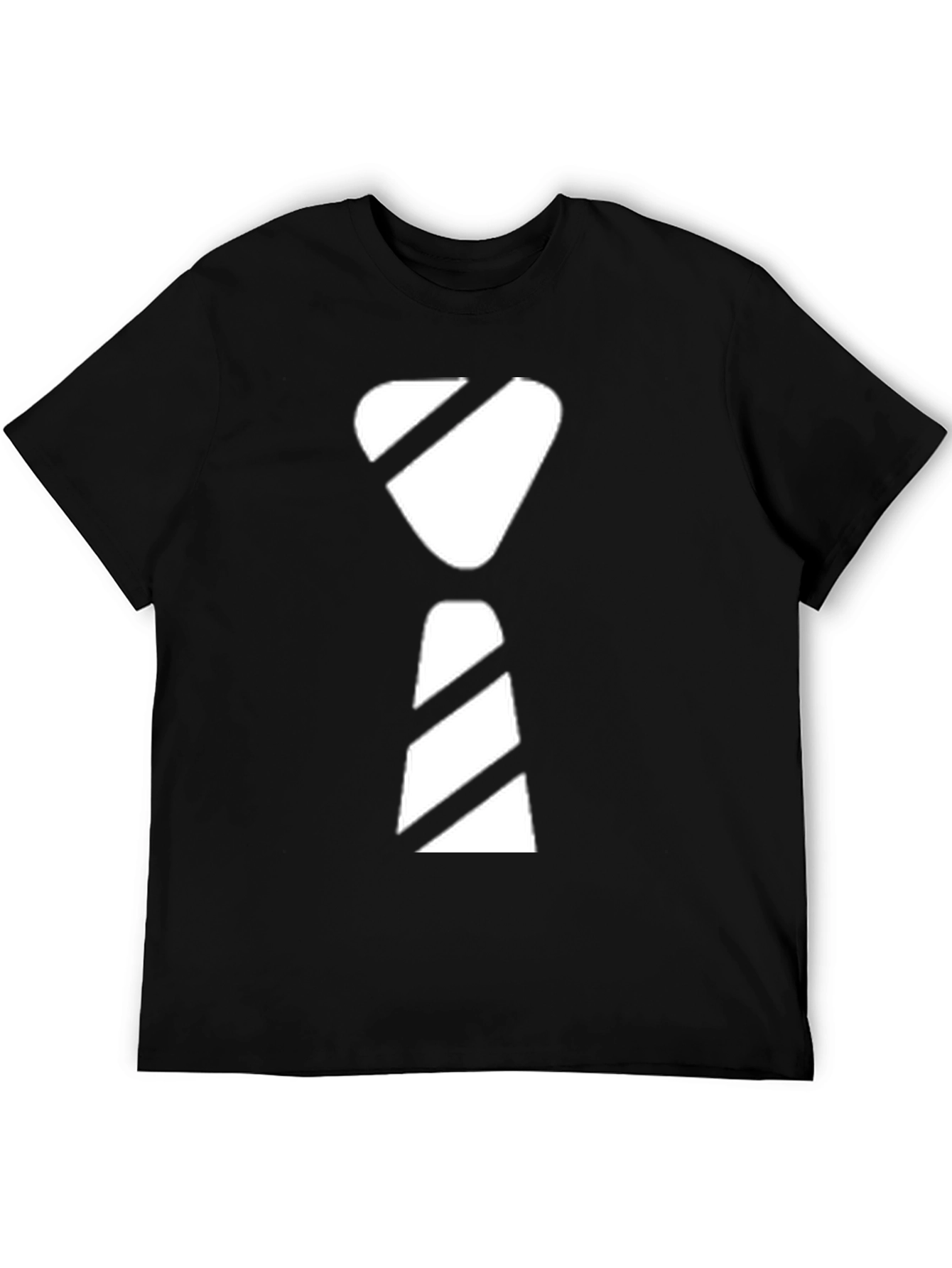Modern Graphic Tie T-Shirt - Casual Style