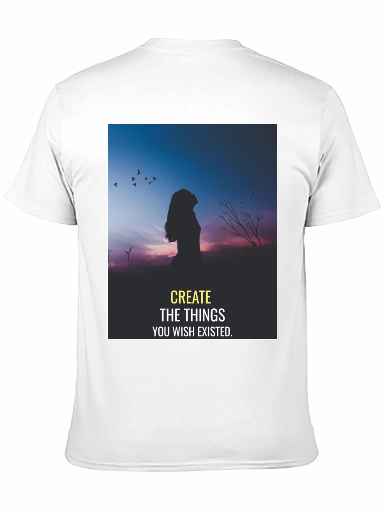 Inspirational Silhouette T-Shirt: Dream It Create It