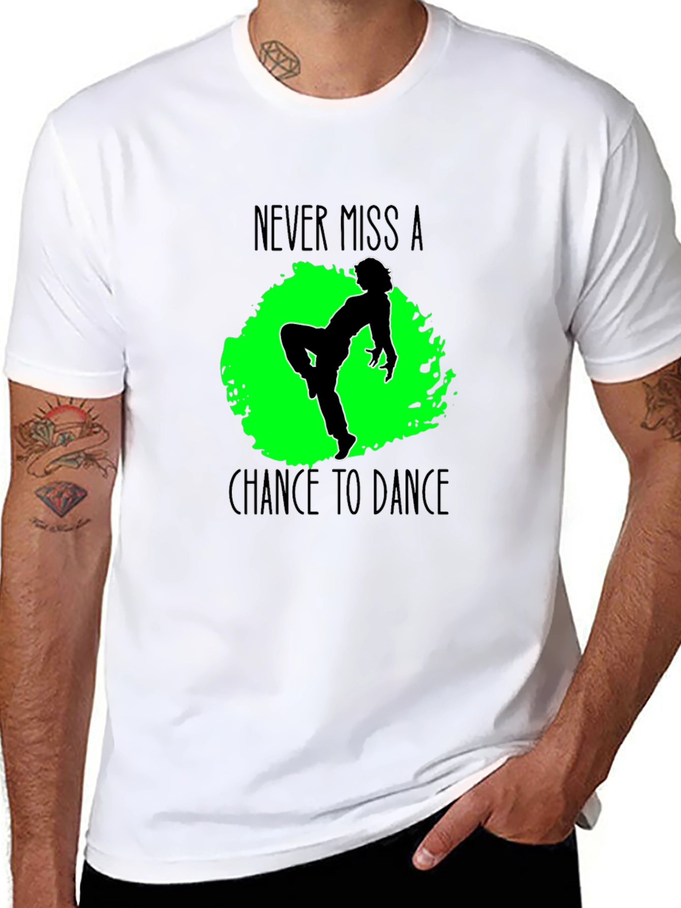 Never Miss A Chance To Dance Black T-Shirt