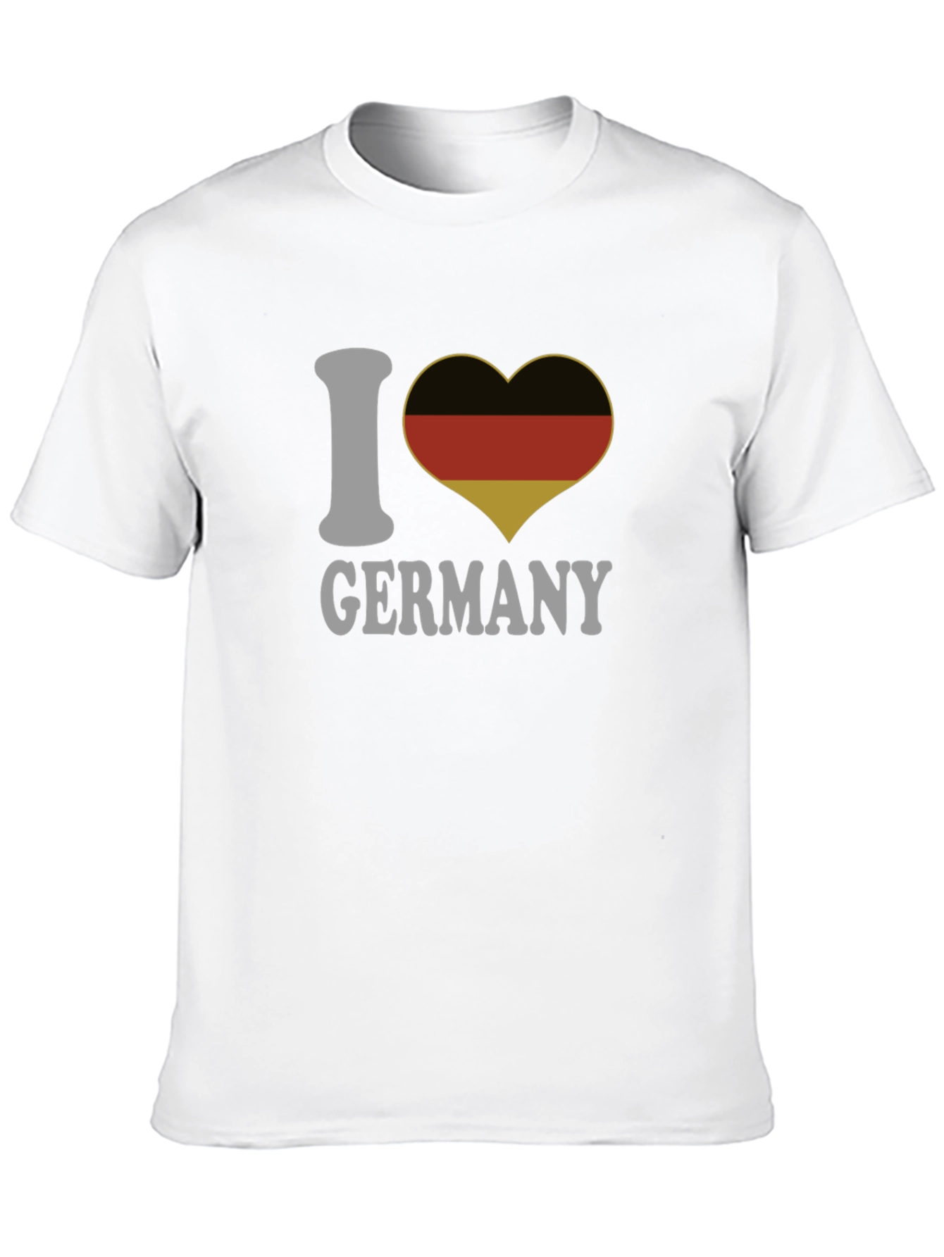 I Love Germany T-Shirt - Black German Pride Tee