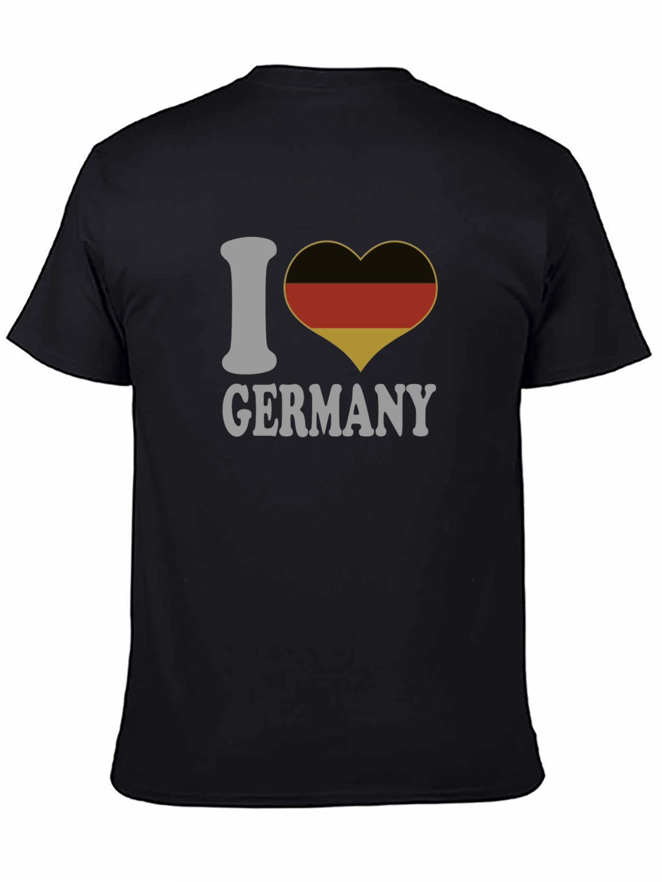 I Love Germany T-Shirt - Black German Pride Tee